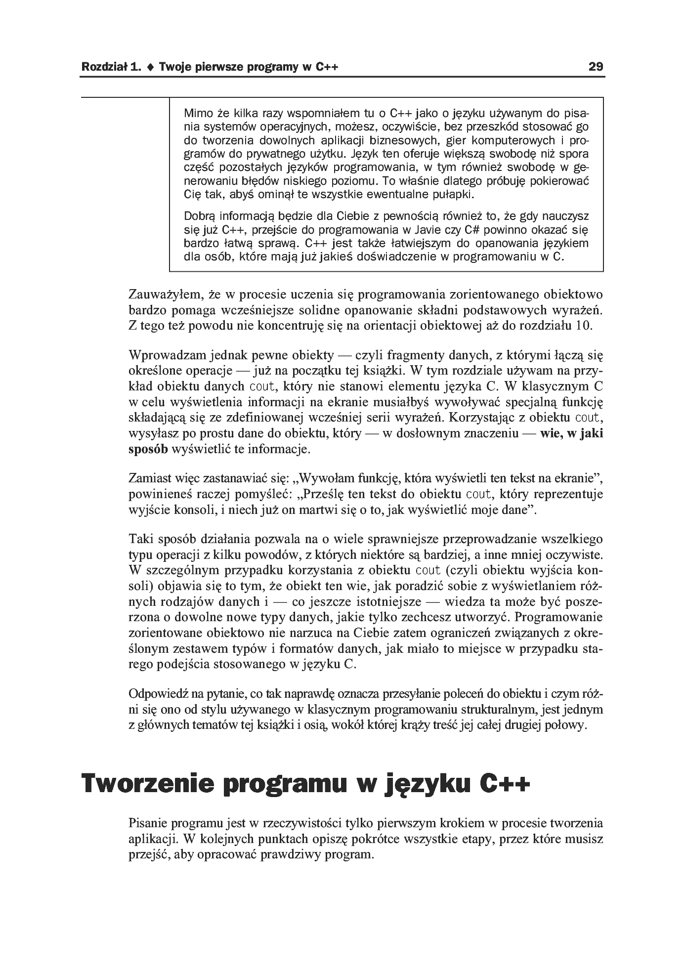 Fragment „C++ bez obaw” — strona 18 z 43