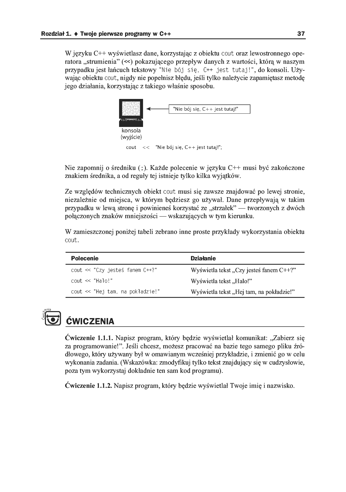 Fragment „C++ bez obaw” — strona 26 z 43
