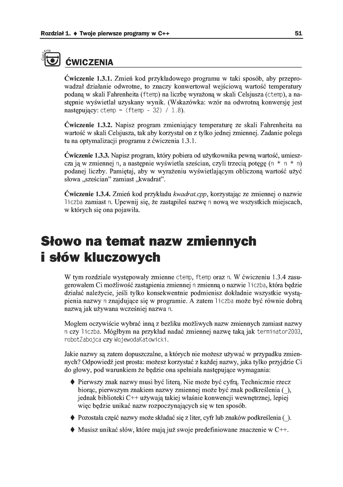 Fragment „C++ bez obaw” — strona 40 z 43