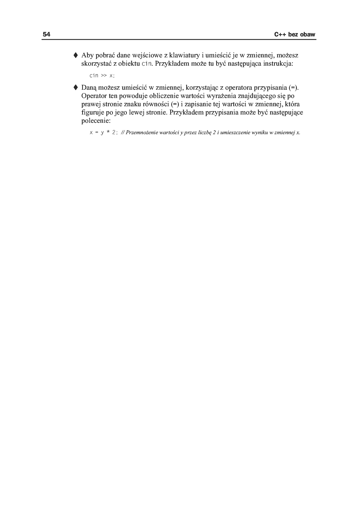 Fragment „C++ bez obaw” — strona 43 z 43