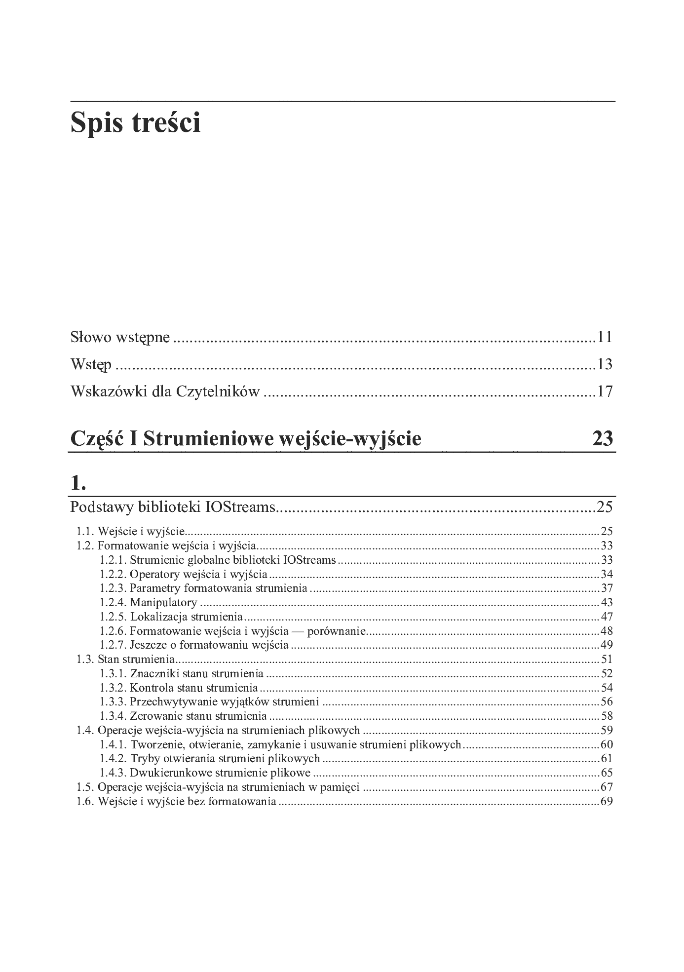 Fragment „C++. Biblioteka IOStreams i lokalizacja programów” — strona 2 z 22