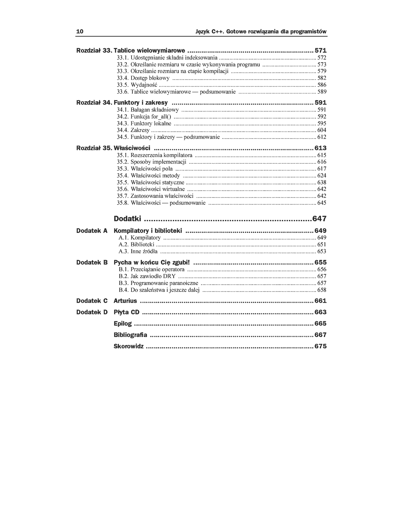 Fragment „Język C++. Gotowe rozwiązania dla programistów” — strona 7 z 22