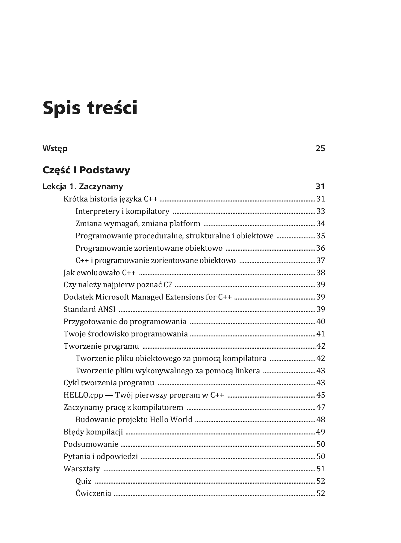 Fragment „C++ dla każdego. Wydanie II” — strona 3 z 59
