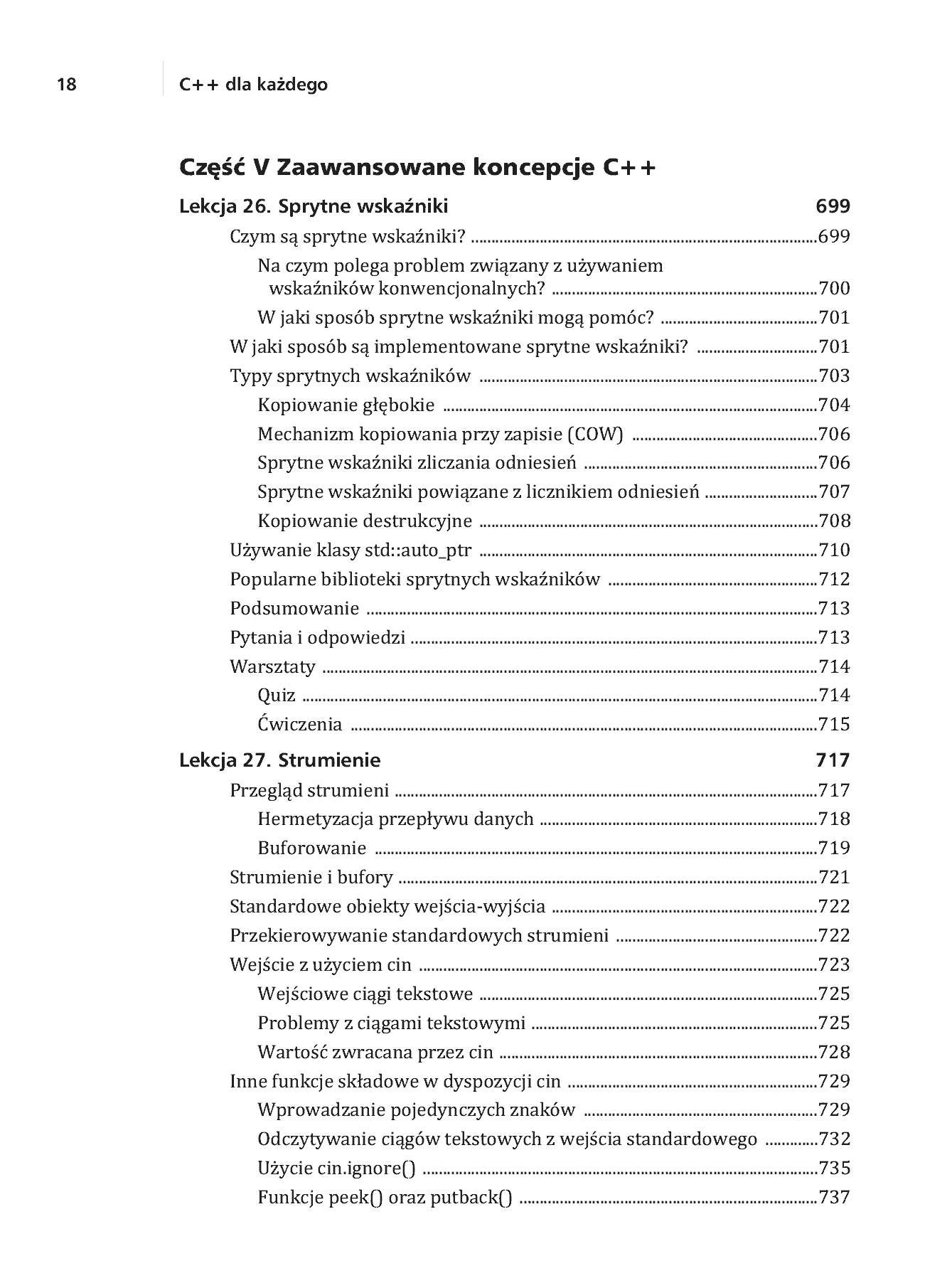 Fragment „C++ dla każdego. Wydanie II” — strona 18 z 59
