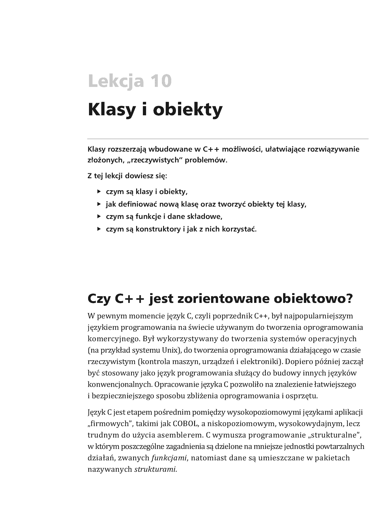 Fragment „C++ dla każdego. Wydanie II” — strona 22 z 59