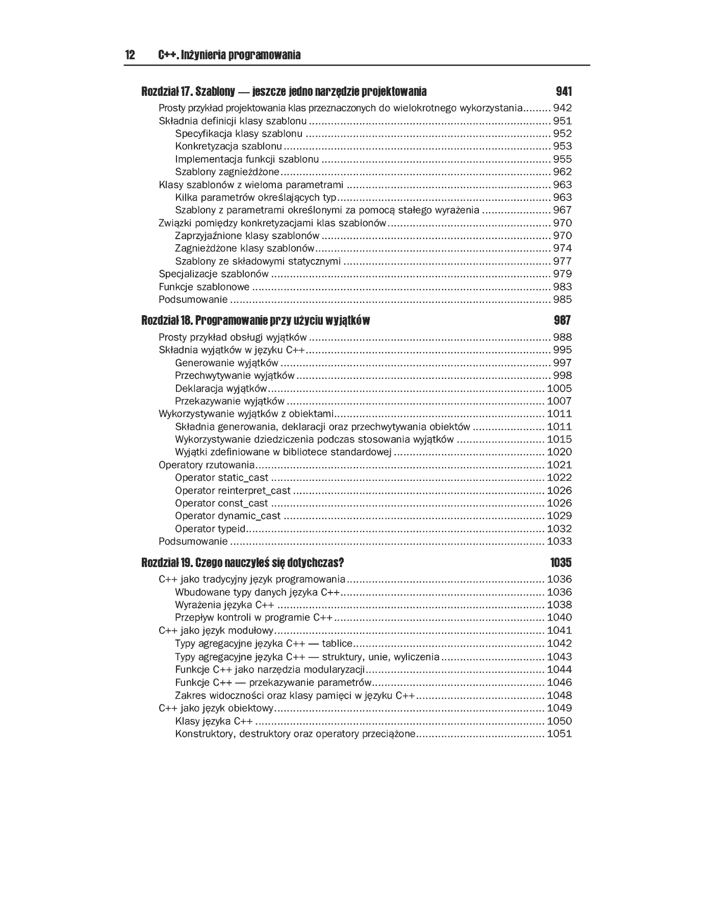 Fragment „C++. Inżynieria programowania” — strona 9 z 71