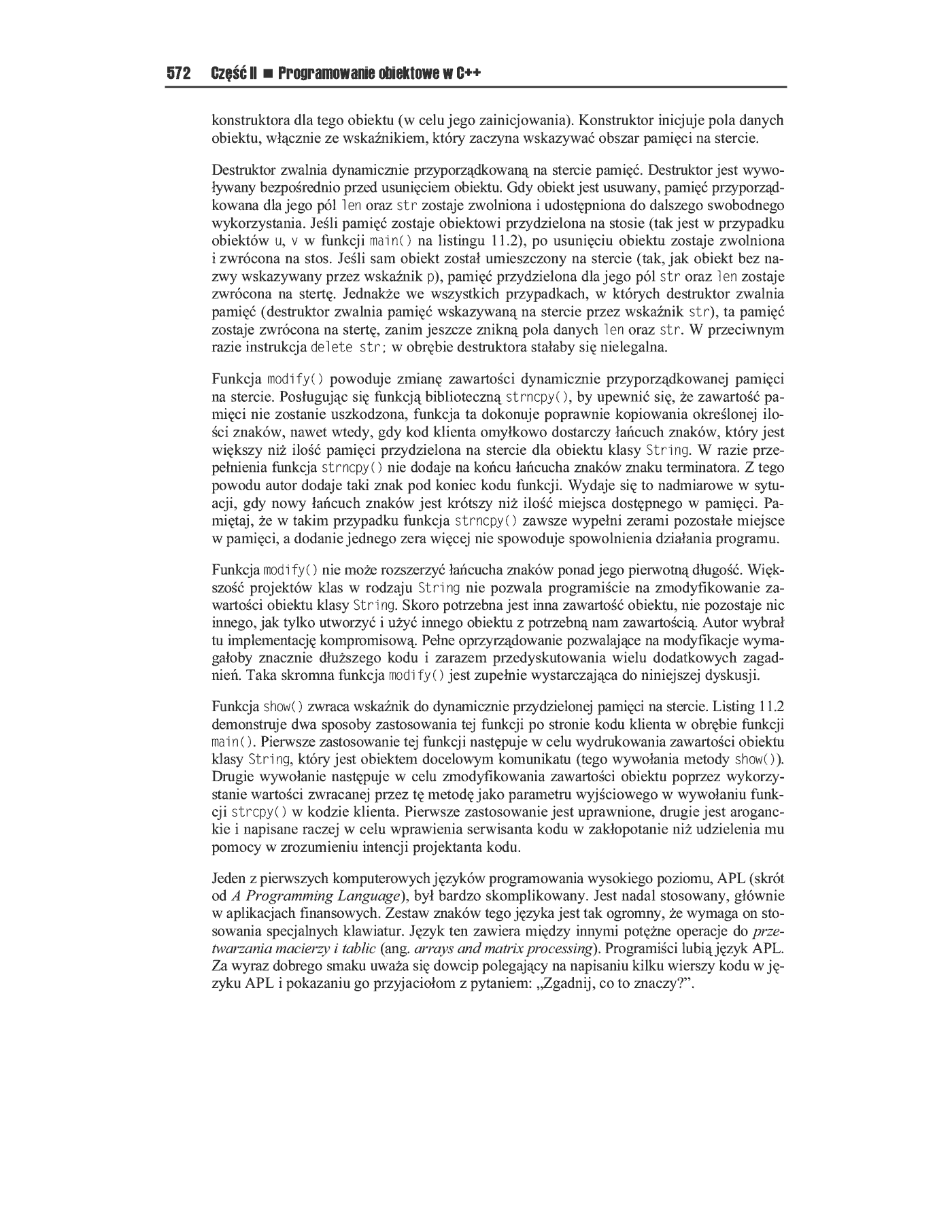 Fragment „C++. Inżynieria programowania” — strona 26 z 71