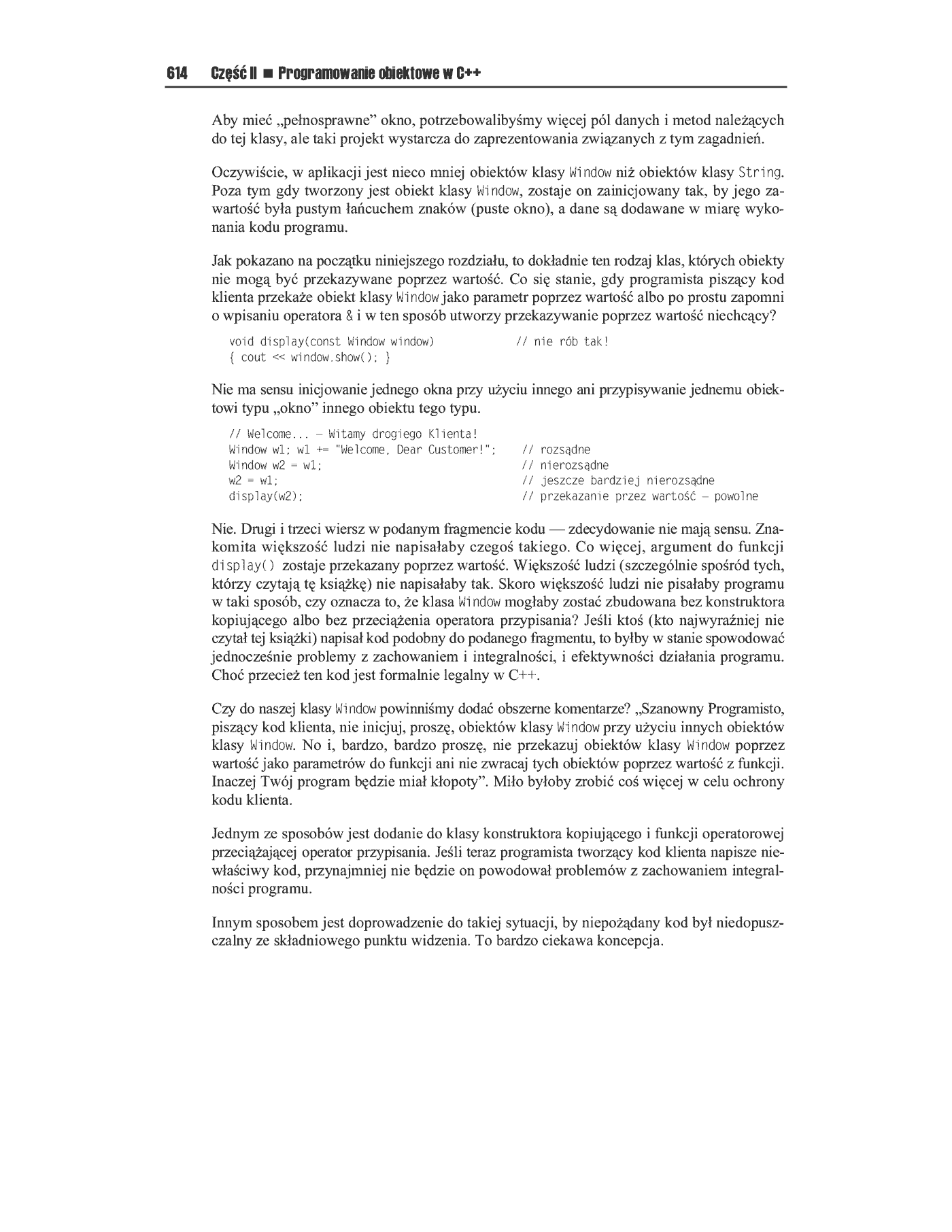 Fragment „C++. Inżynieria programowania” — strona 68 z 71