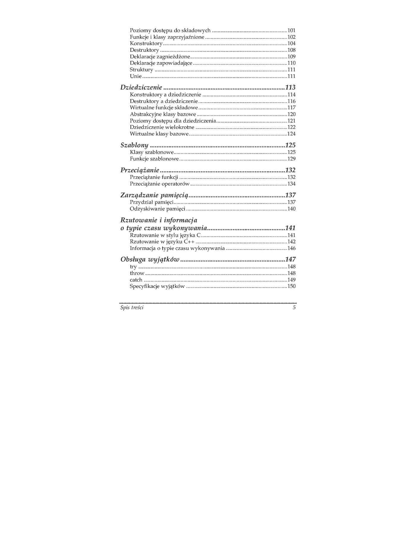Fragment „C++. Leksykon kieszonkowy” — strona 4 z 19