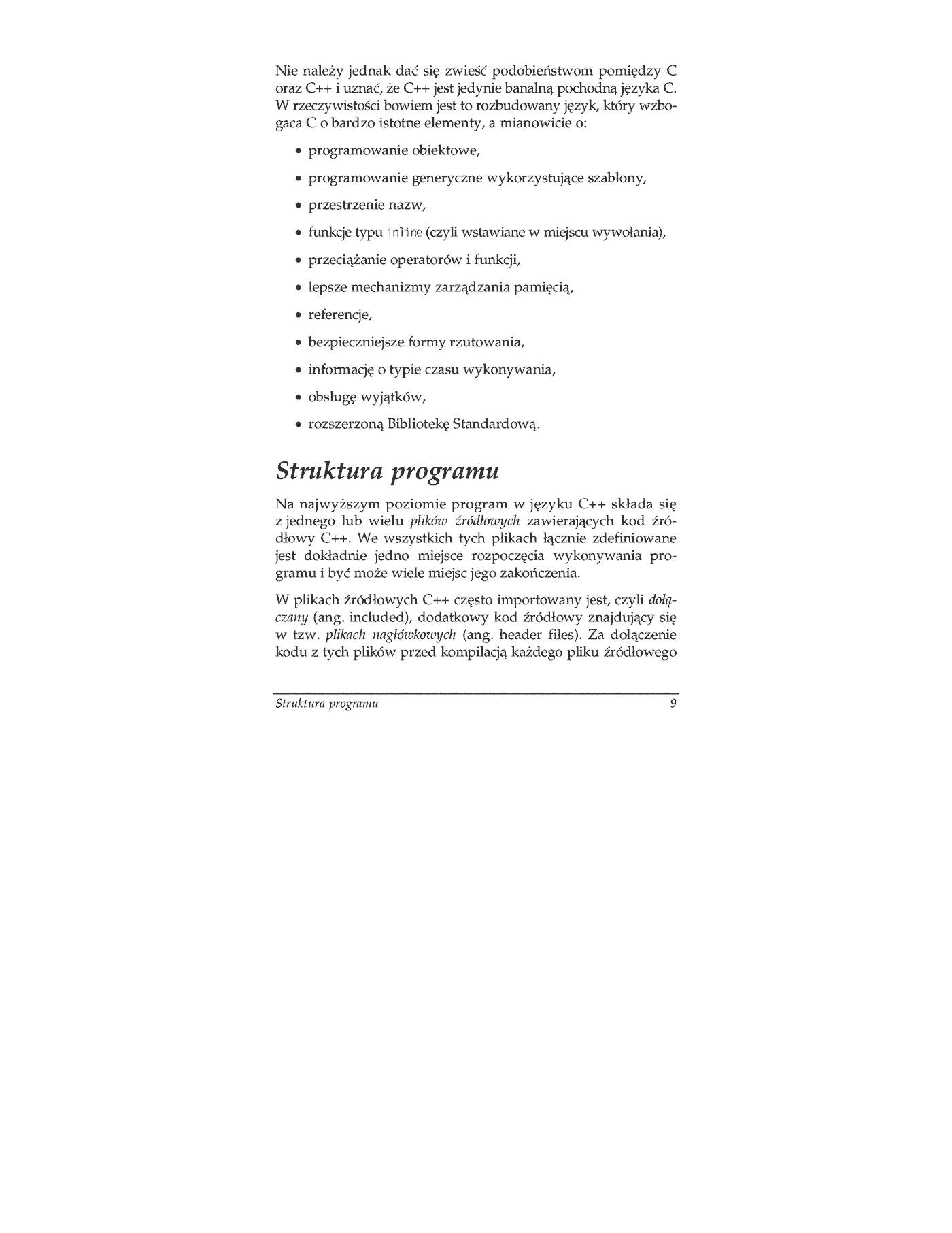 Fragment „C++. Leksykon kieszonkowy” — strona 8 z 19
