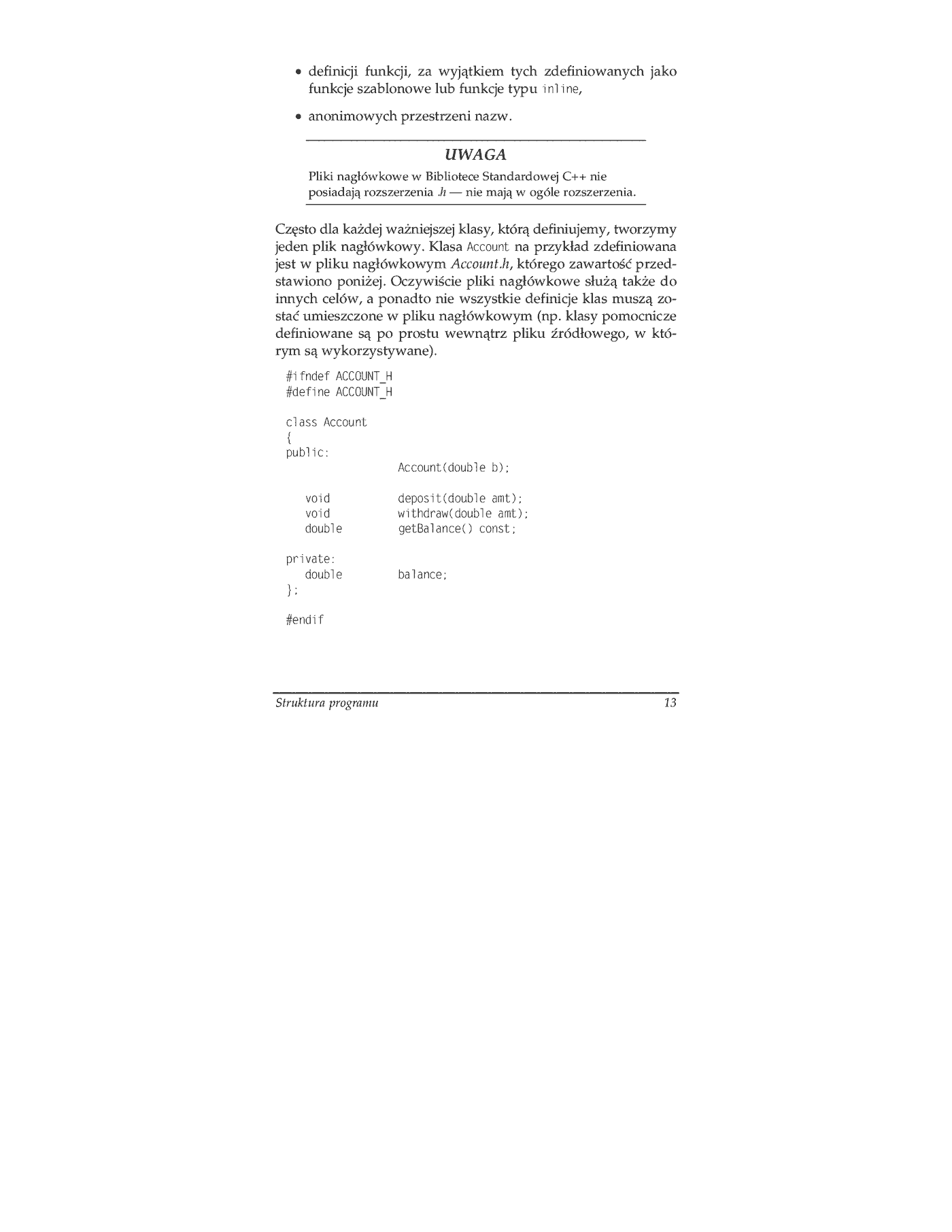 Fragment „C++. Leksykon kieszonkowy” — strona 12 z 19