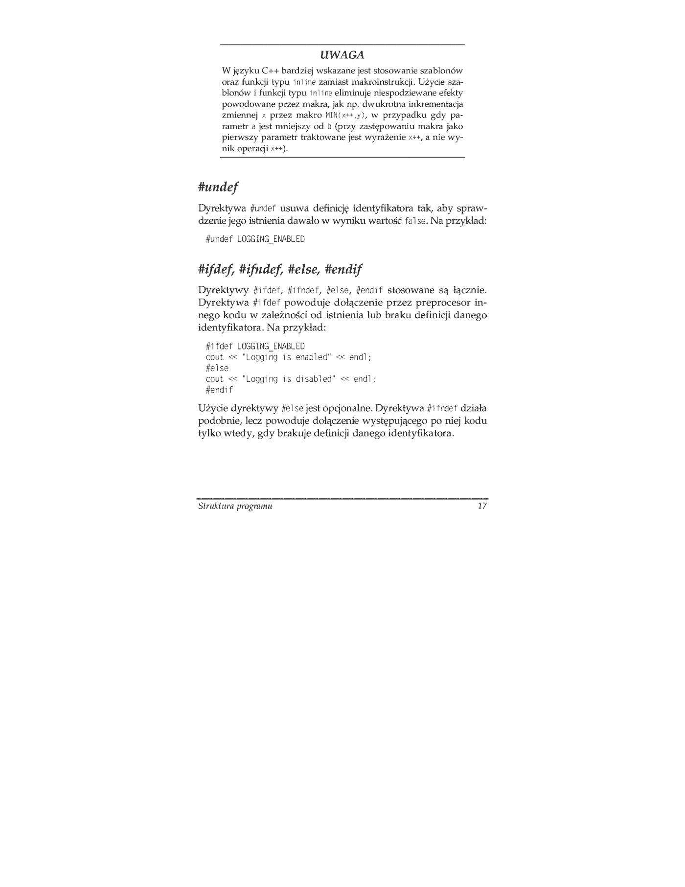 Fragment „C++. Leksykon kieszonkowy” — strona 16 z 19