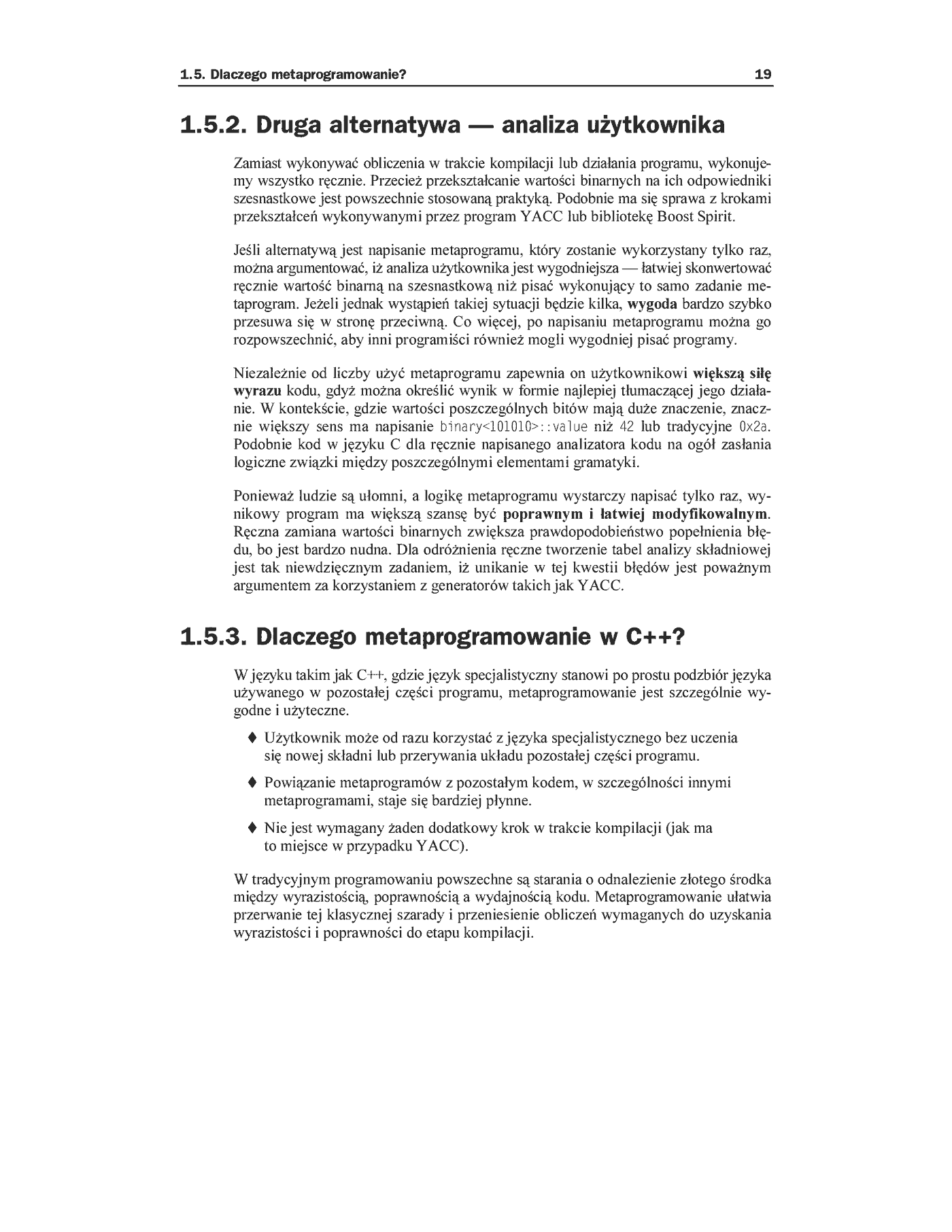 Fragment „Język C++. Metaprogramowanie za pomocą szablonów” — strona 11 z 13