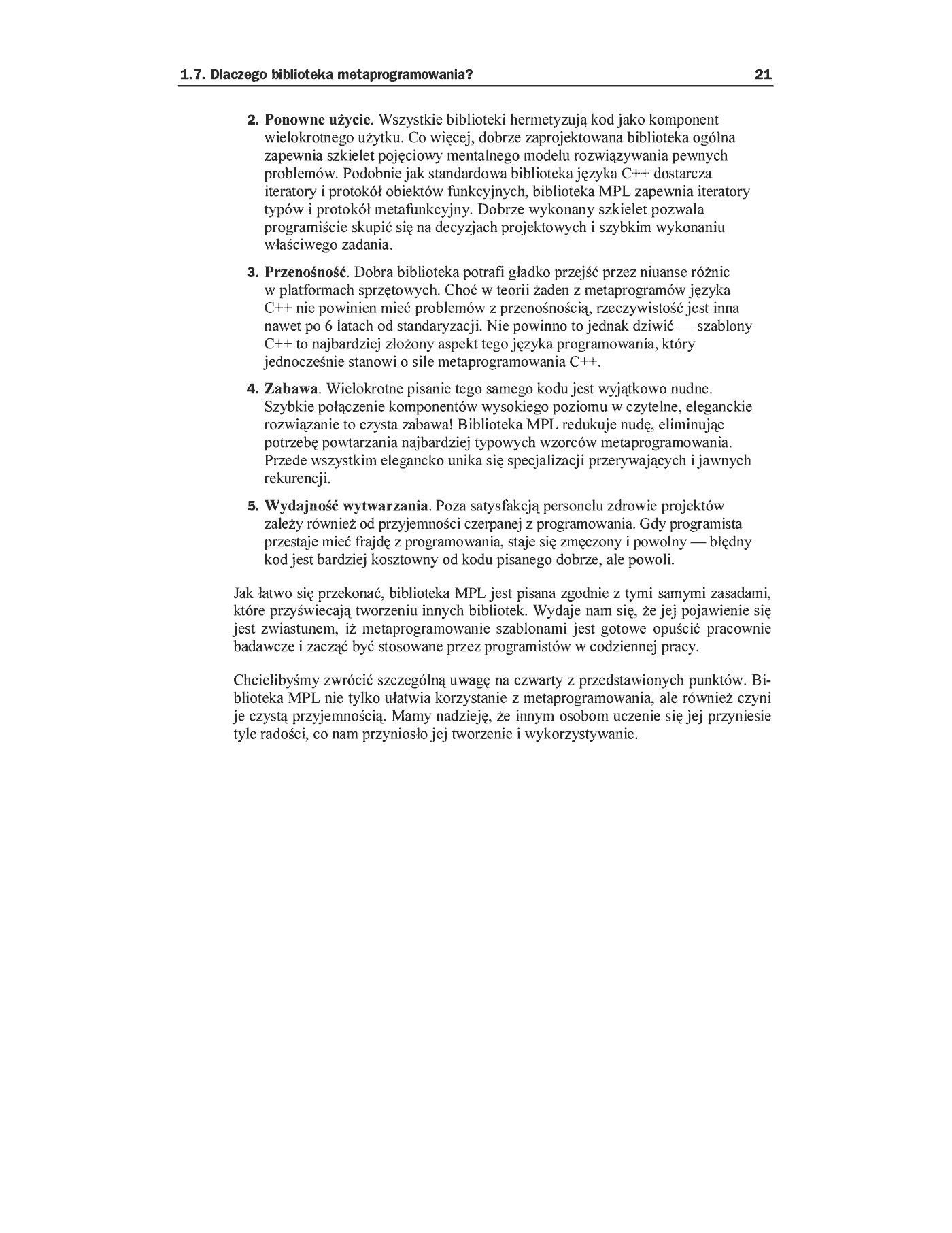 Fragment „Język C++. Metaprogramowanie za pomocą szablonów” — strona 13 z 13