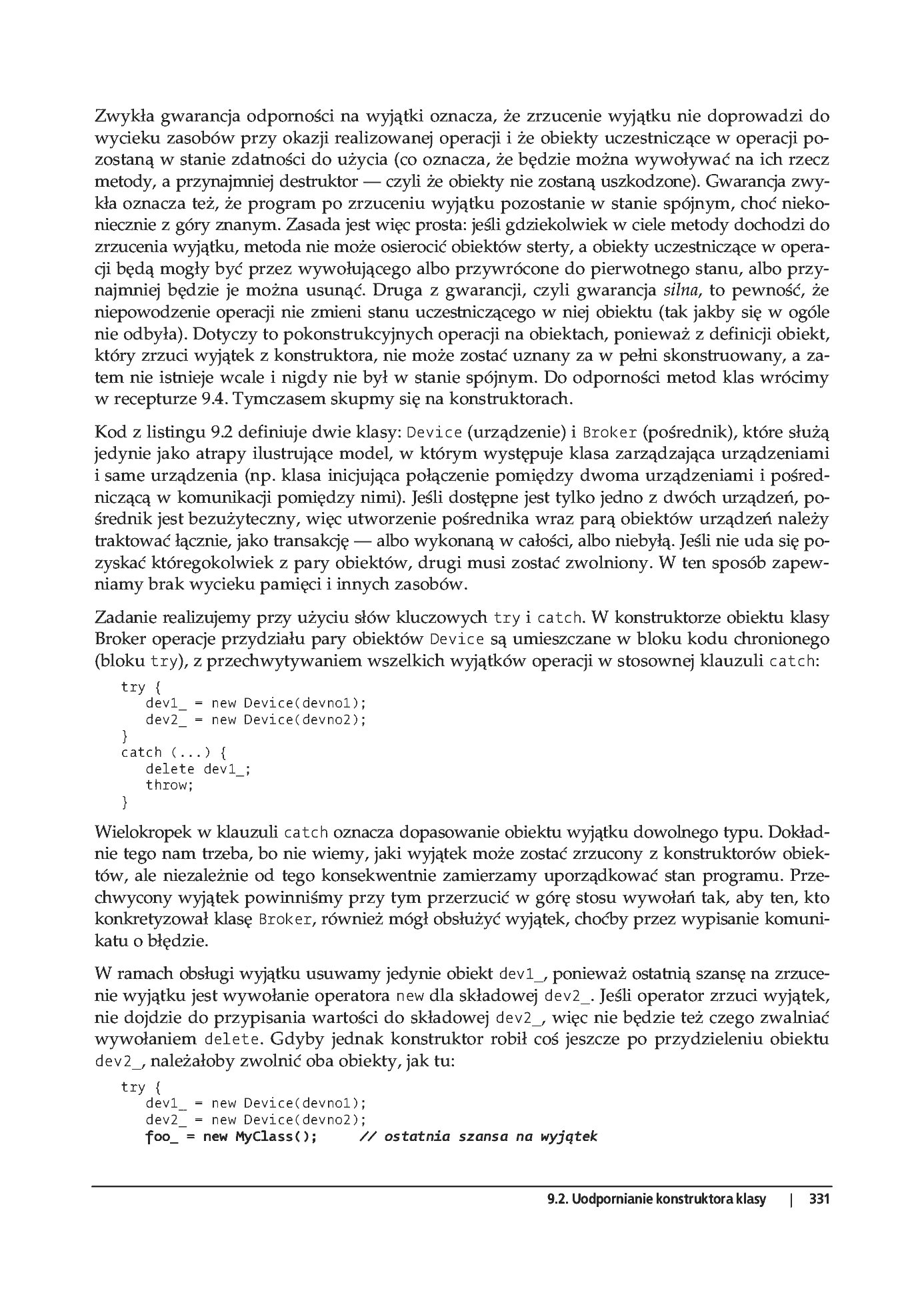 Fragment „C++. Receptury” — strona 14 z 26