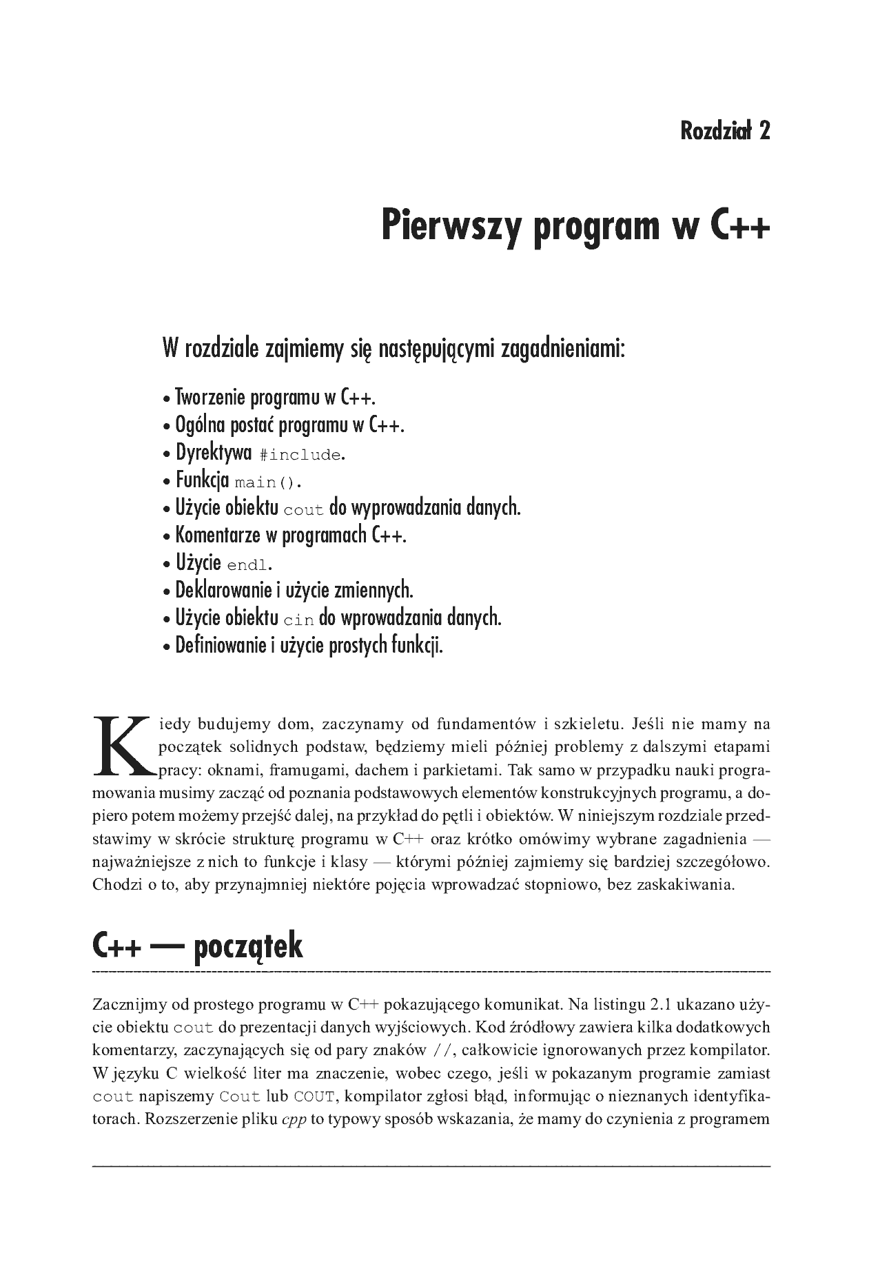 Fragment „Język C++. Szkoła programowania. Wydanie V” — strona 15 z 51
