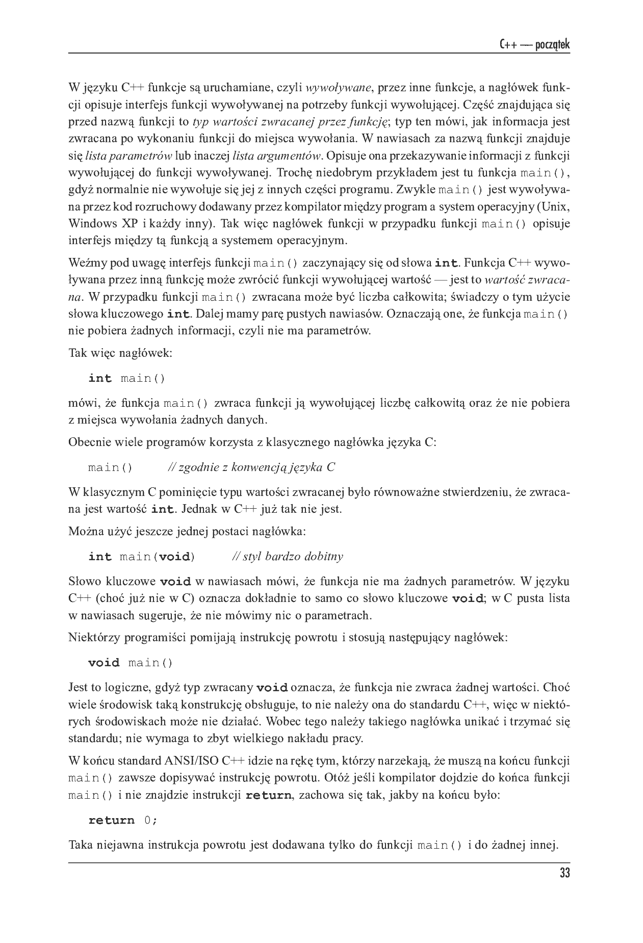 Fragment „Język C++. Szkoła programowania. Wydanie V” — strona 19 z 51