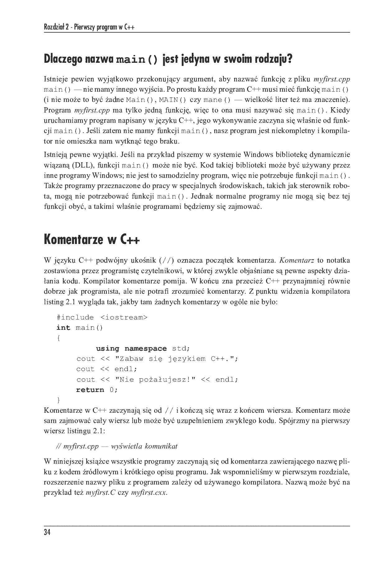 Fragment „Język C++. Szkoła programowania. Wydanie V” — strona 20 z 51