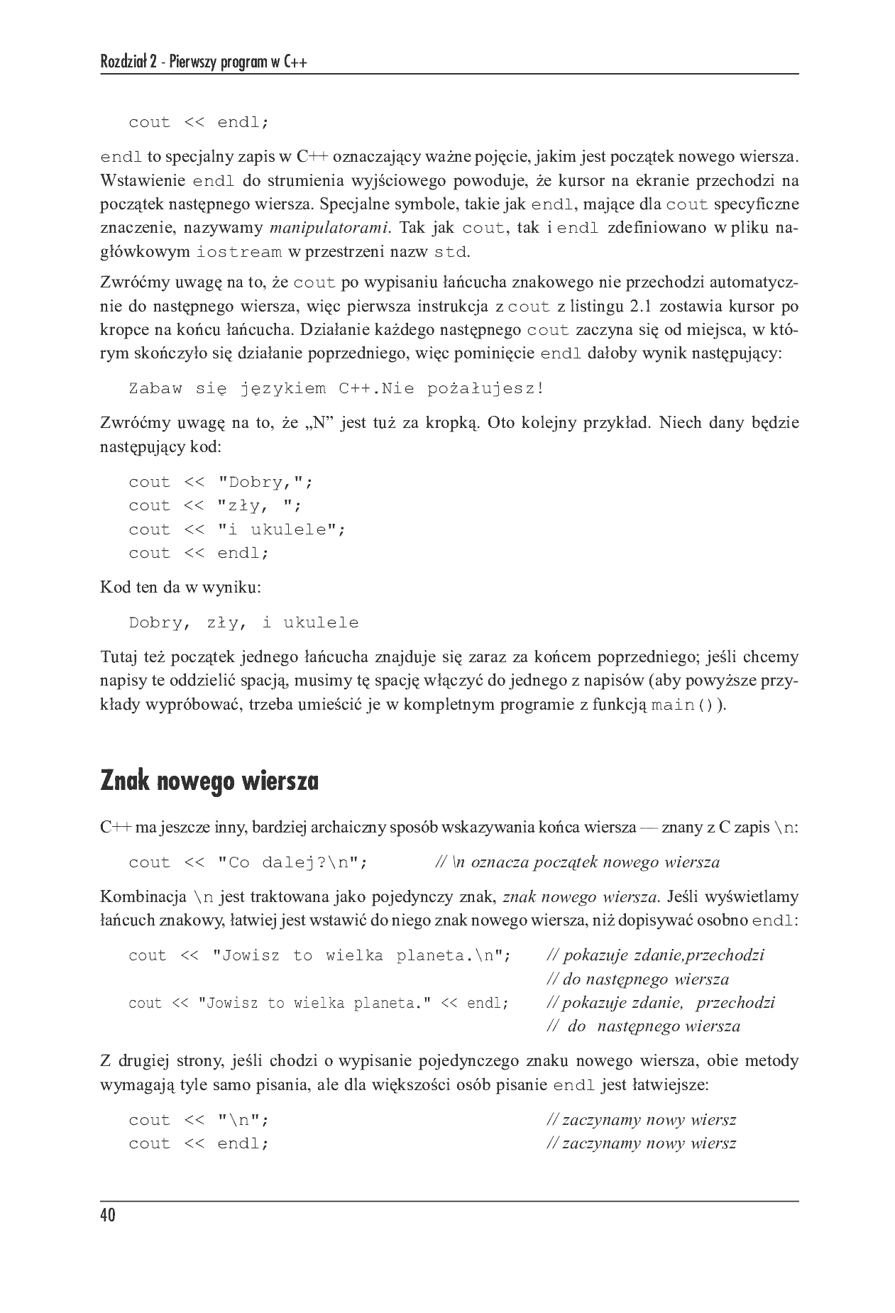 Fragment „Język C++. Szkoła programowania. Wydanie V” — strona 26 z 51