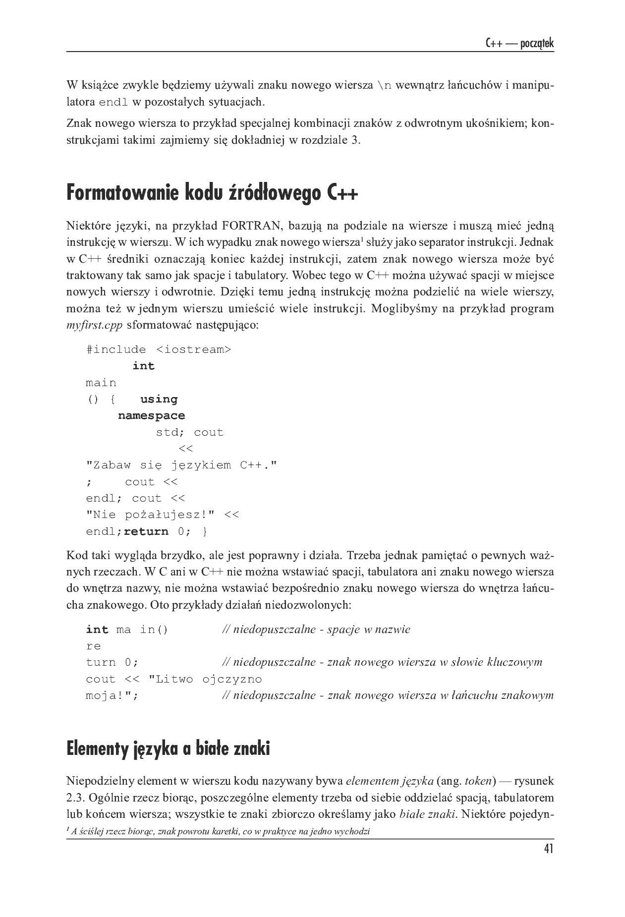 Fragment „Język C++. Szkoła programowania. Wydanie V” — strona 27 z 51