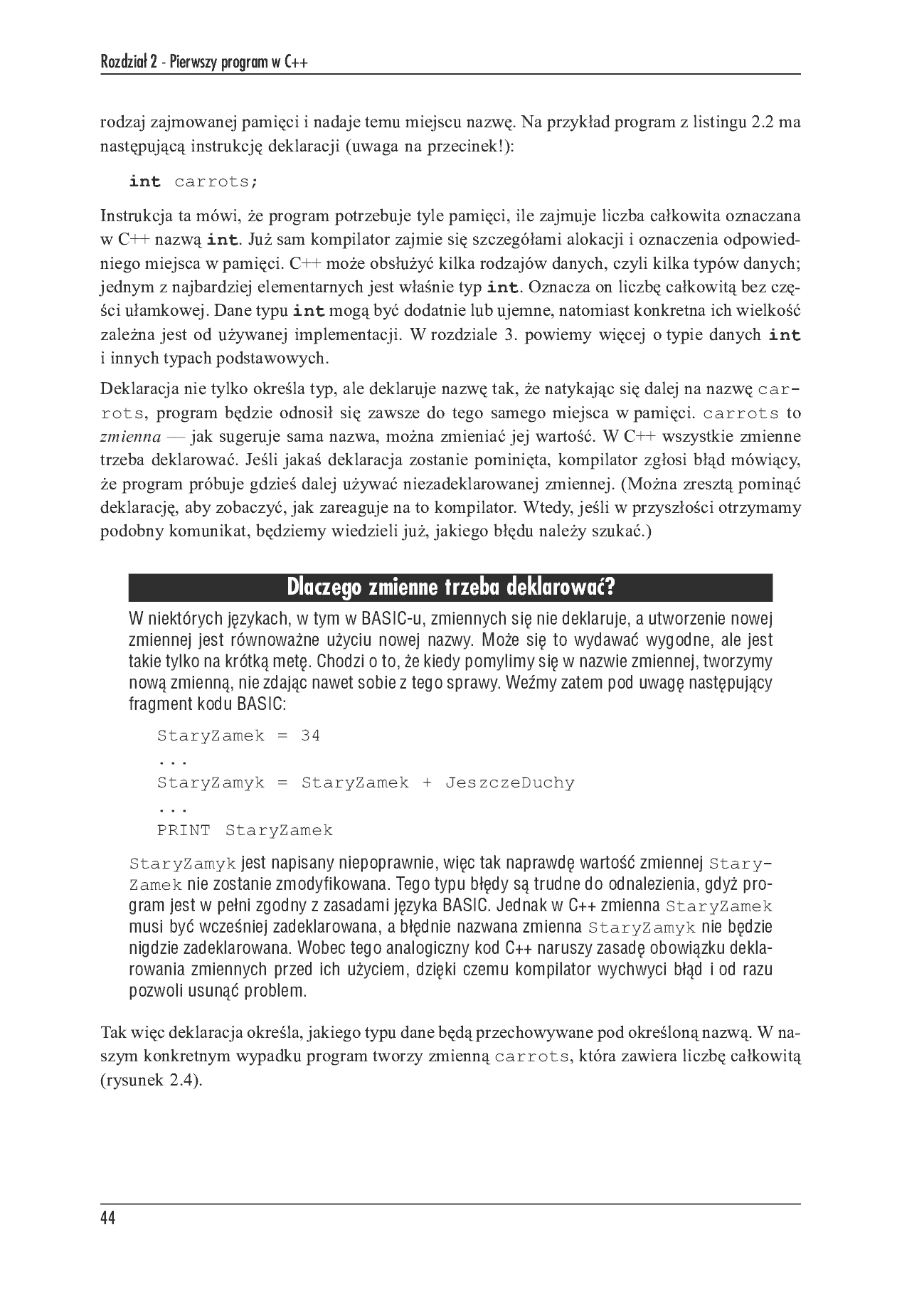 Fragment „Język C++. Szkoła programowania. Wydanie V” — strona 30 z 51
