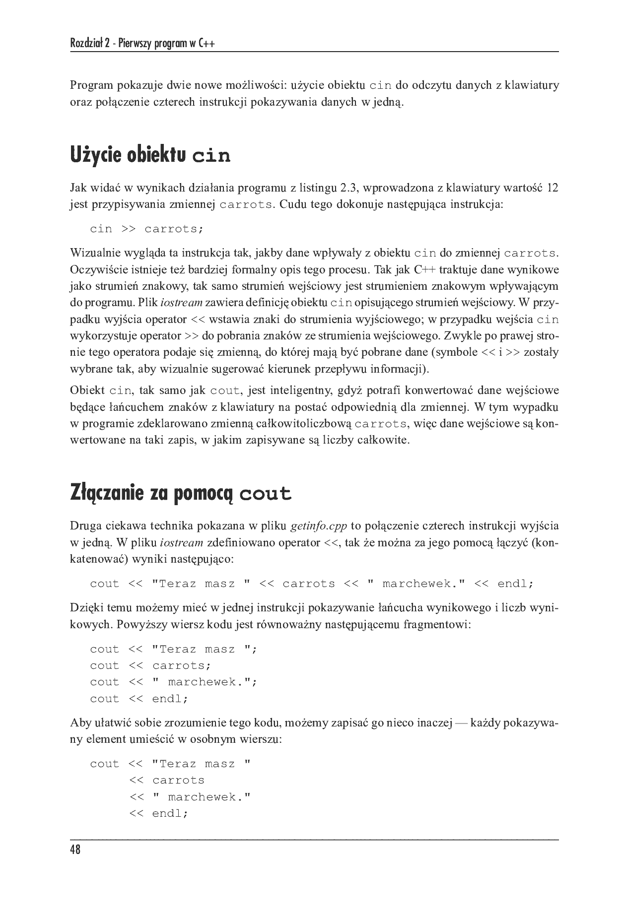 Fragment „Język C++. Szkoła programowania. Wydanie V” — strona 34 z 51