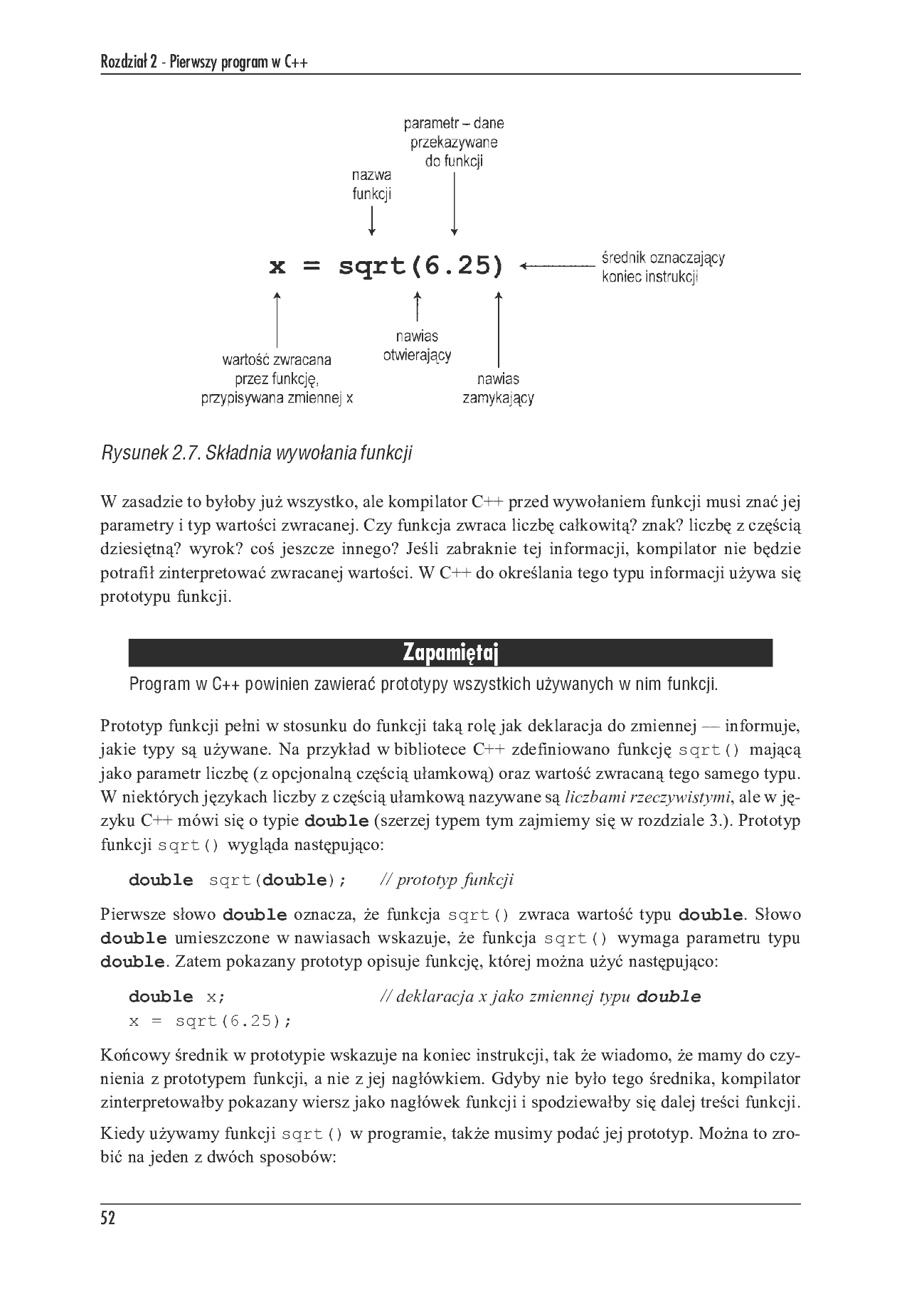 Fragment „Język C++. Szkoła programowania. Wydanie V” — strona 38 z 51