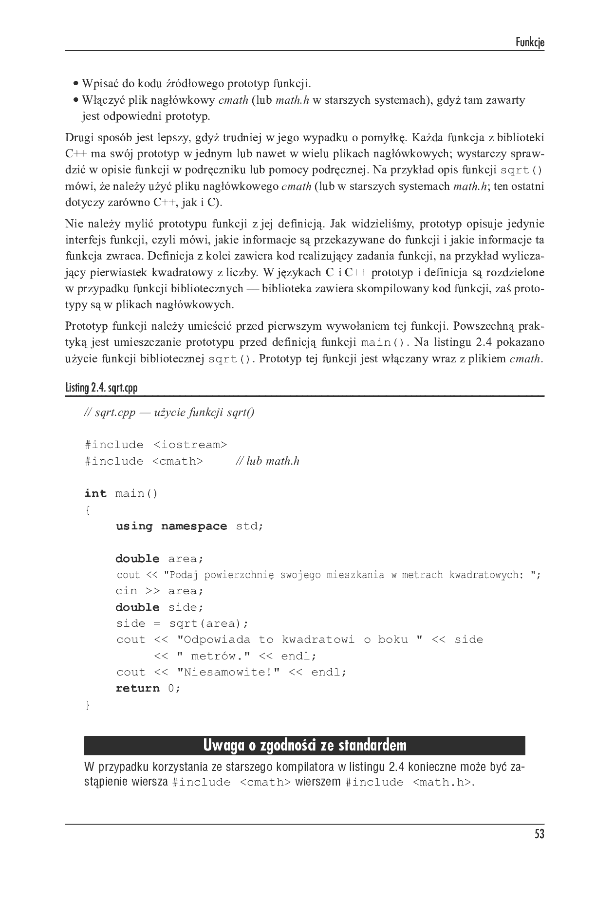Fragment „Język C++. Szkoła programowania. Wydanie V” — strona 39 z 51