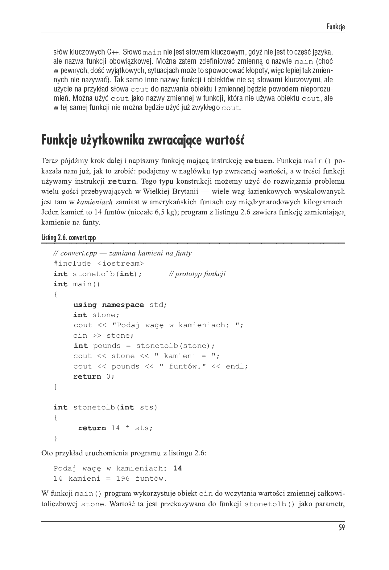 Fragment „Język C++. Szkoła programowania. Wydanie V” — strona 45 z 51
