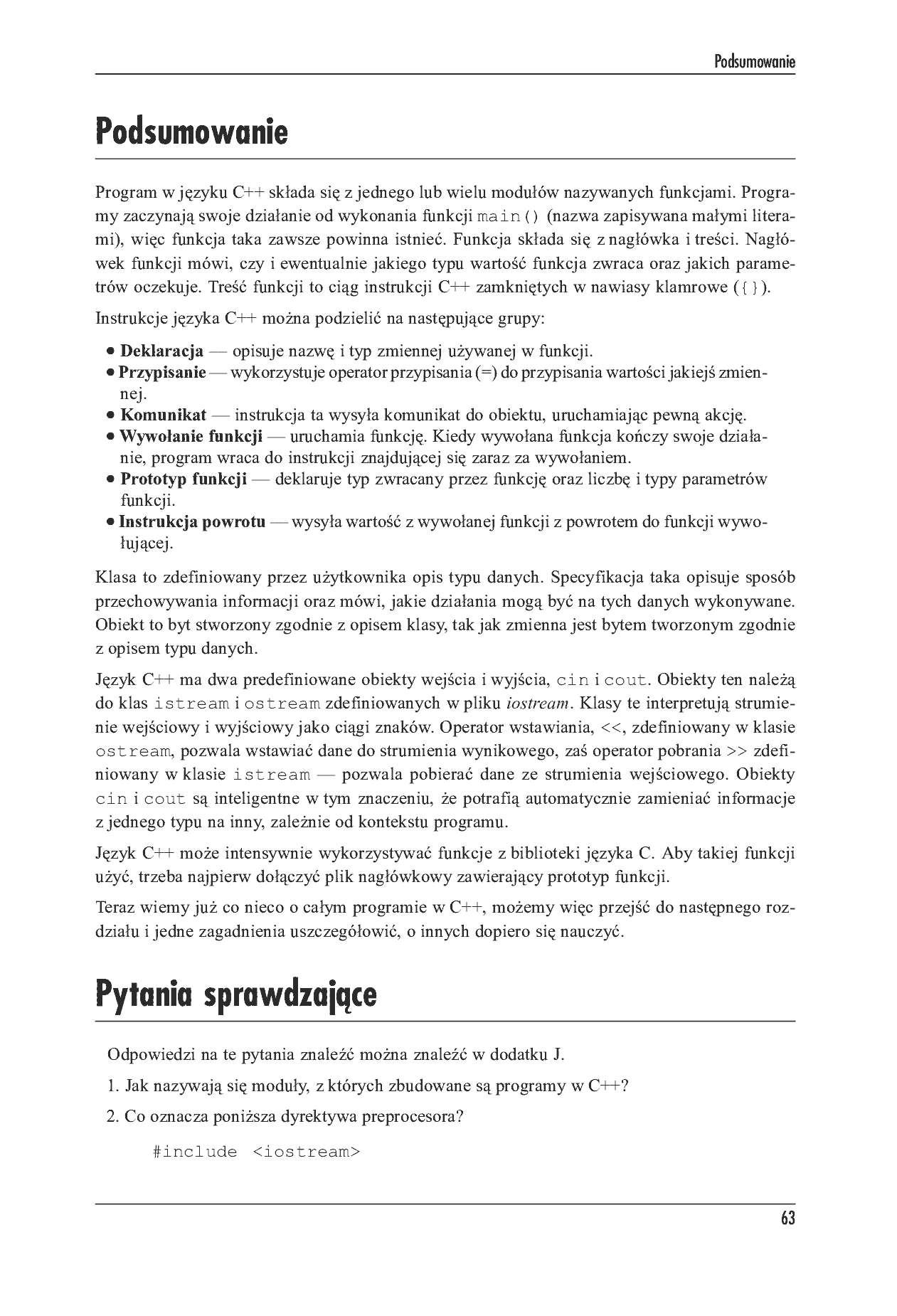 Fragment „Język C++. Szkoła programowania. Wydanie V” — strona 49 z 51