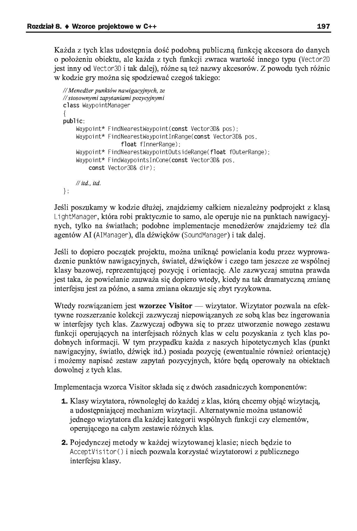 Fragment „C++ dla programistów gier. Wydanie II” — strona 26 z 29
