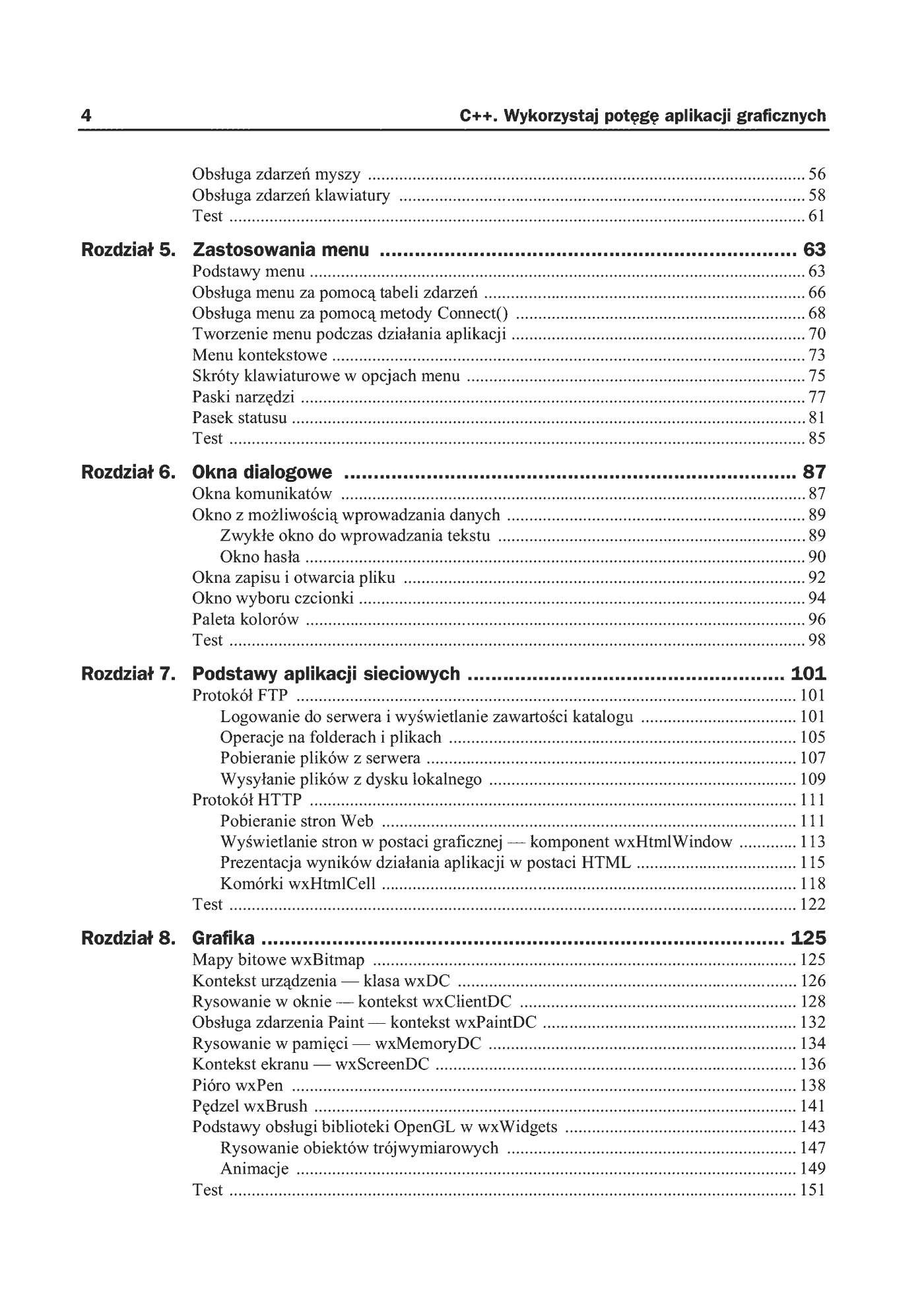 Fragment „C++. Wykorzystaj potęgę aplikacji graficznych” — strona 3 z 27