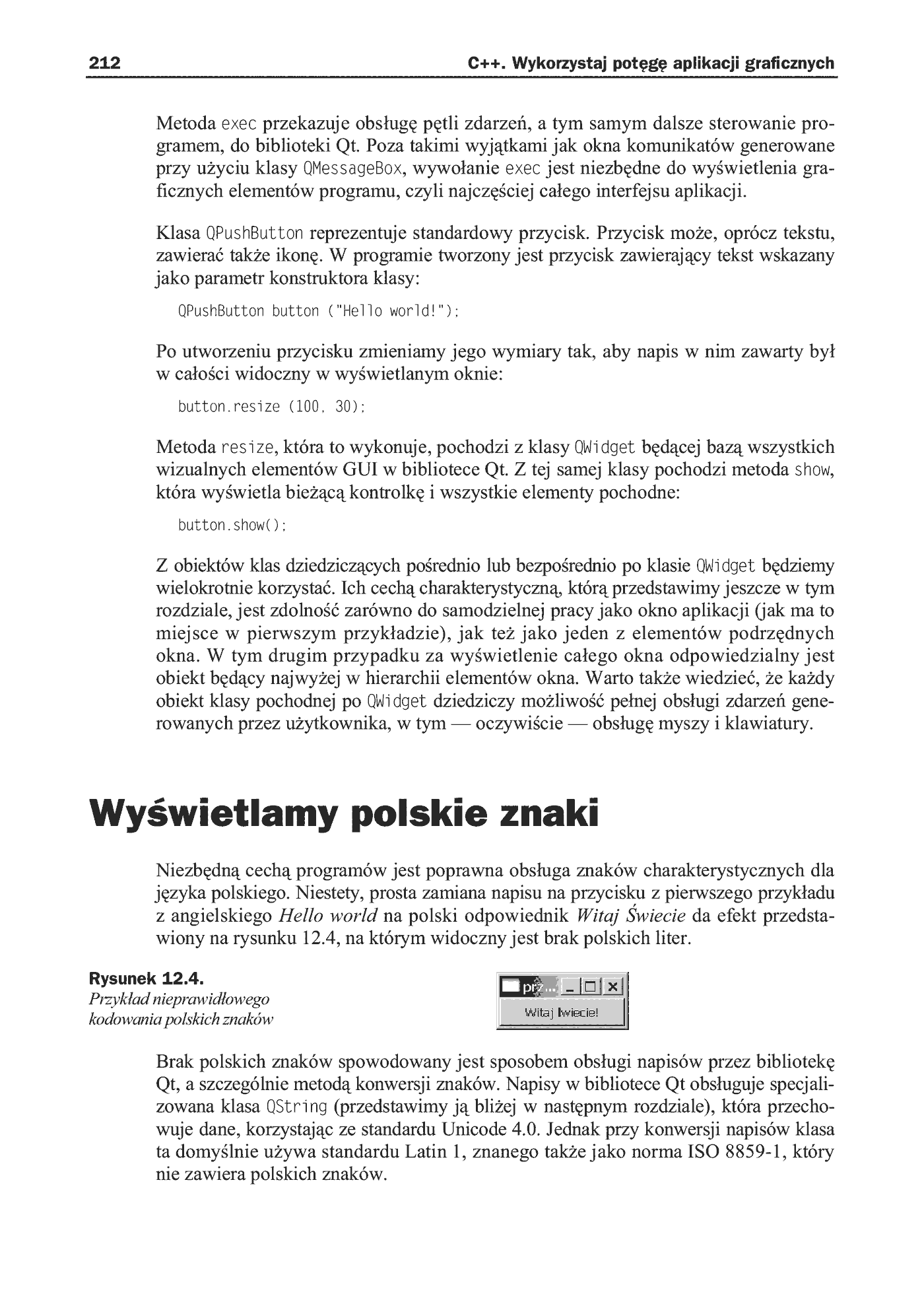 Fragment „C++. Wykorzystaj potęgę aplikacji graficznych” — strona 11 z 27