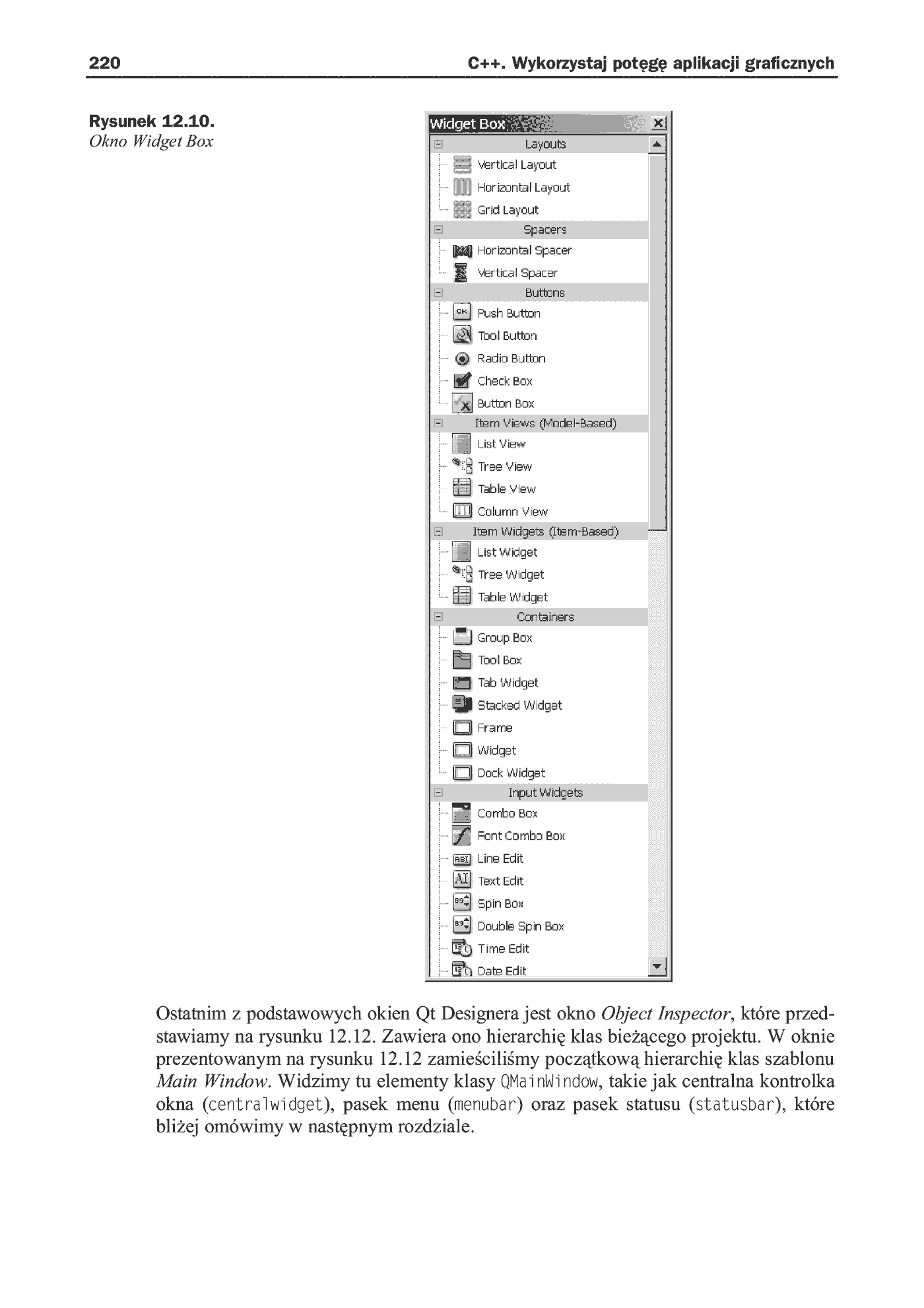 Fragment „C++. Wykorzystaj potęgę aplikacji graficznych” — strona 19 z 27