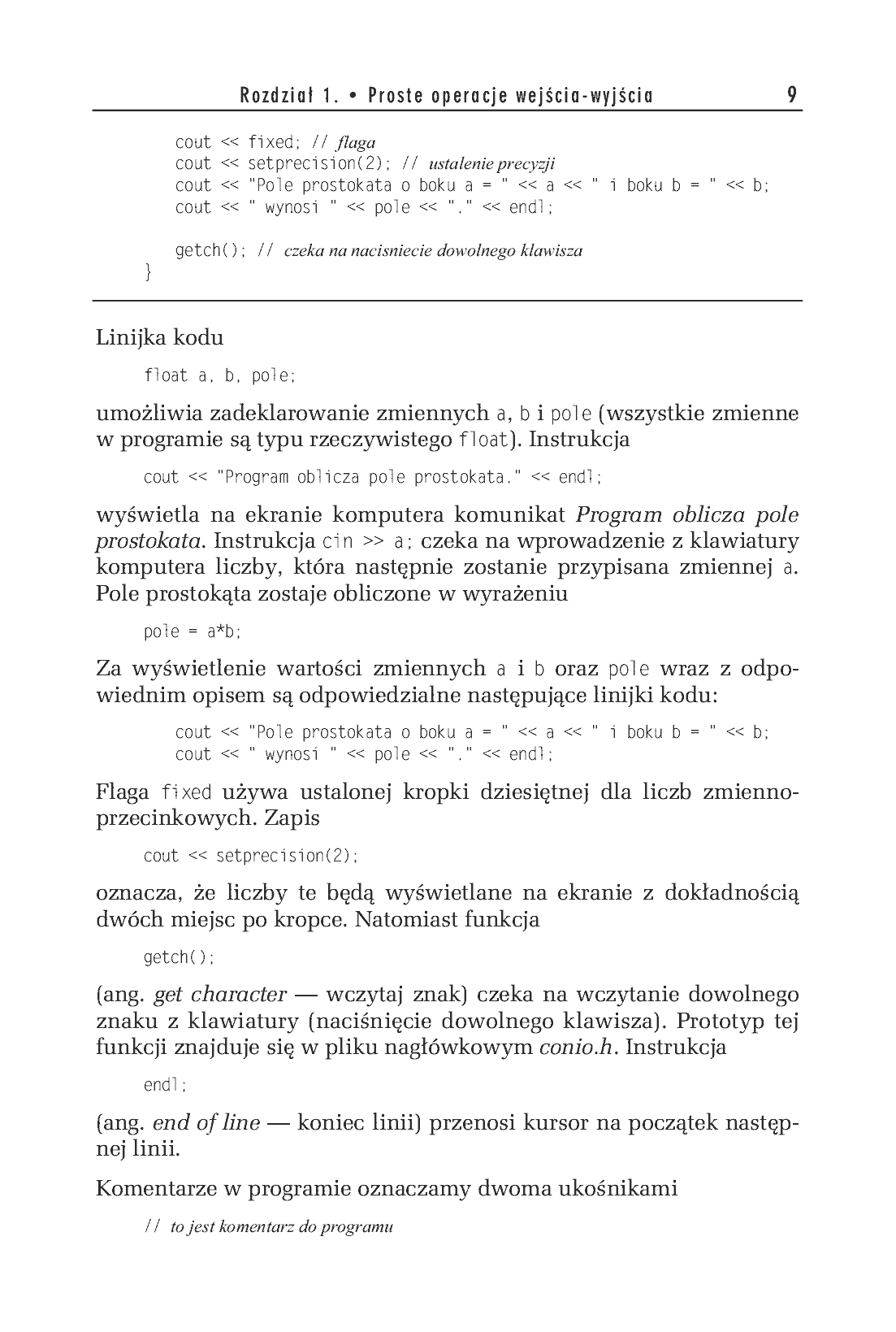 Fragment „C++. Zadania z programowania z przykładowymi rozwiązaniami” — strona 6 z 14
