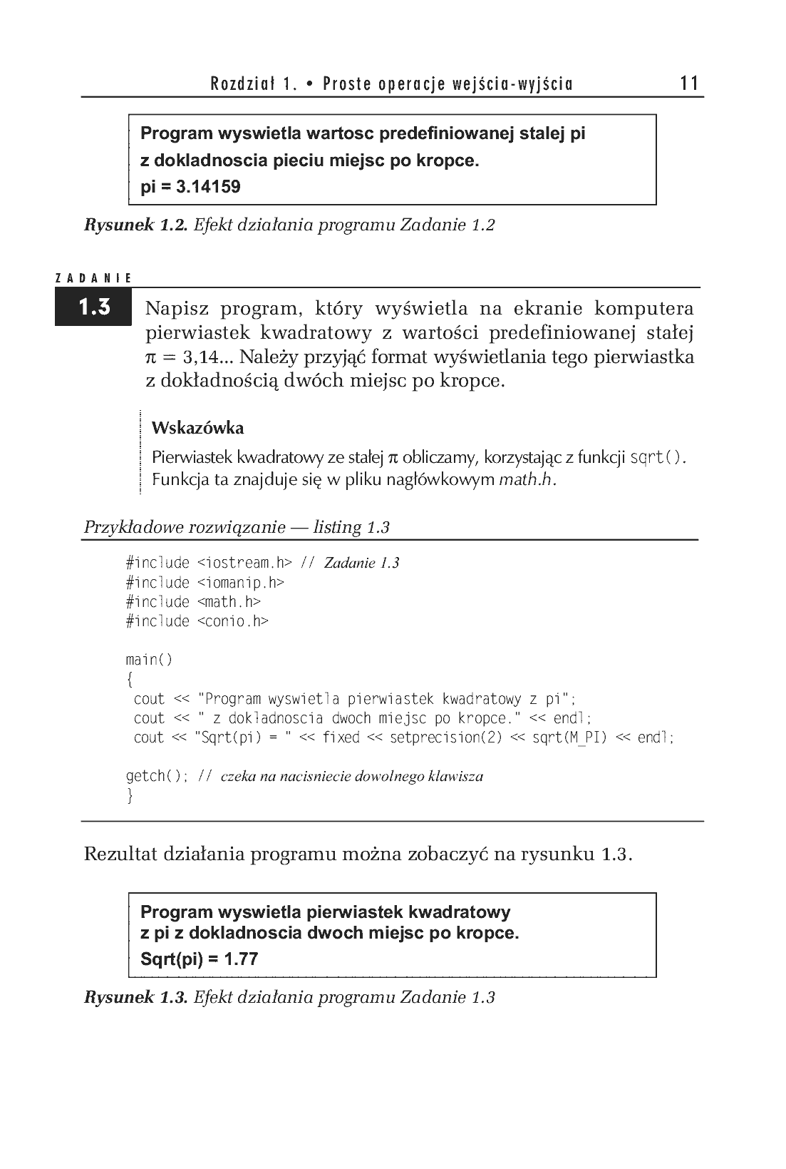 Fragment „C++. Zadania z programowania z przykładowymi rozwiązaniami” — strona 8 z 14