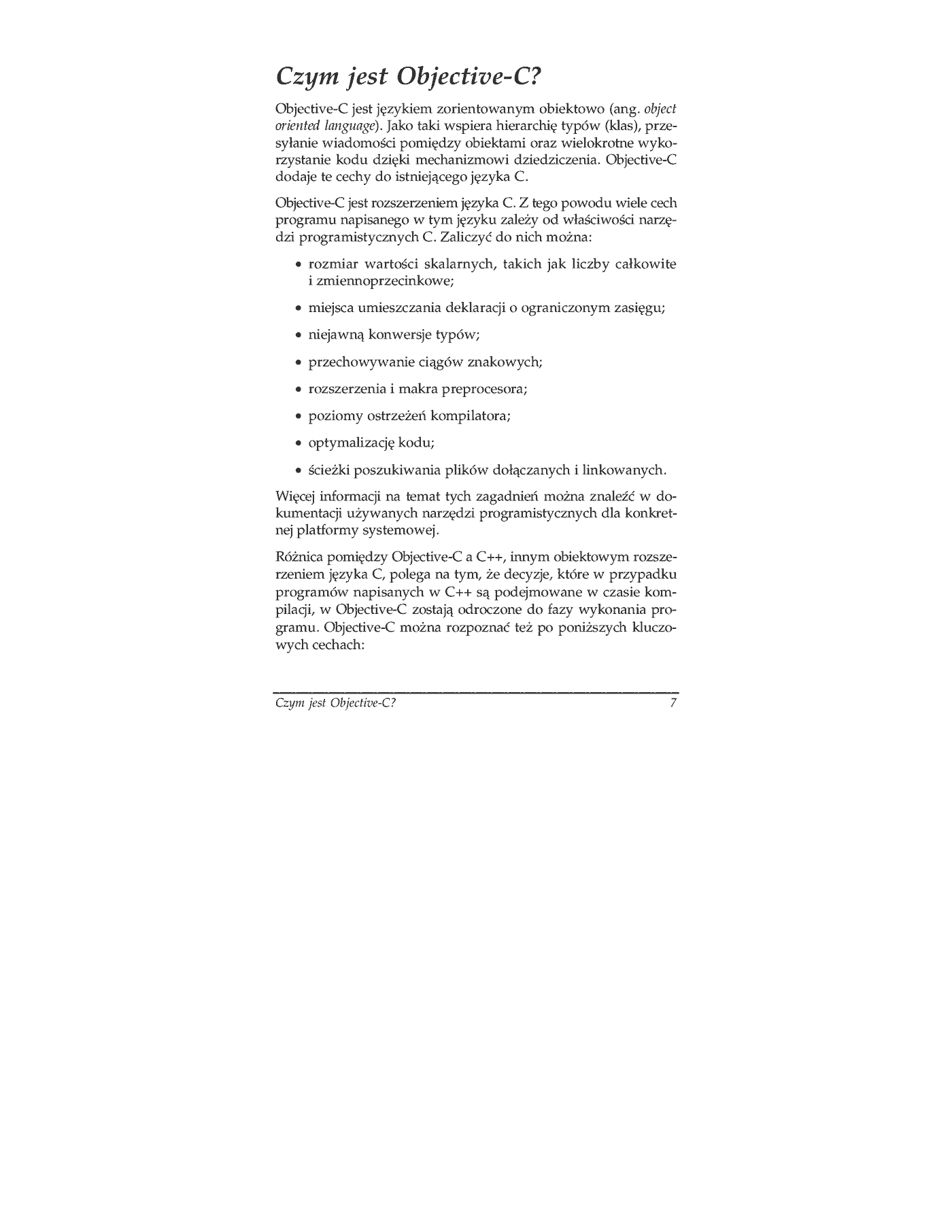 Fragment „Objective-C. Leksykon kieszonkowy” — strona 4 z 7