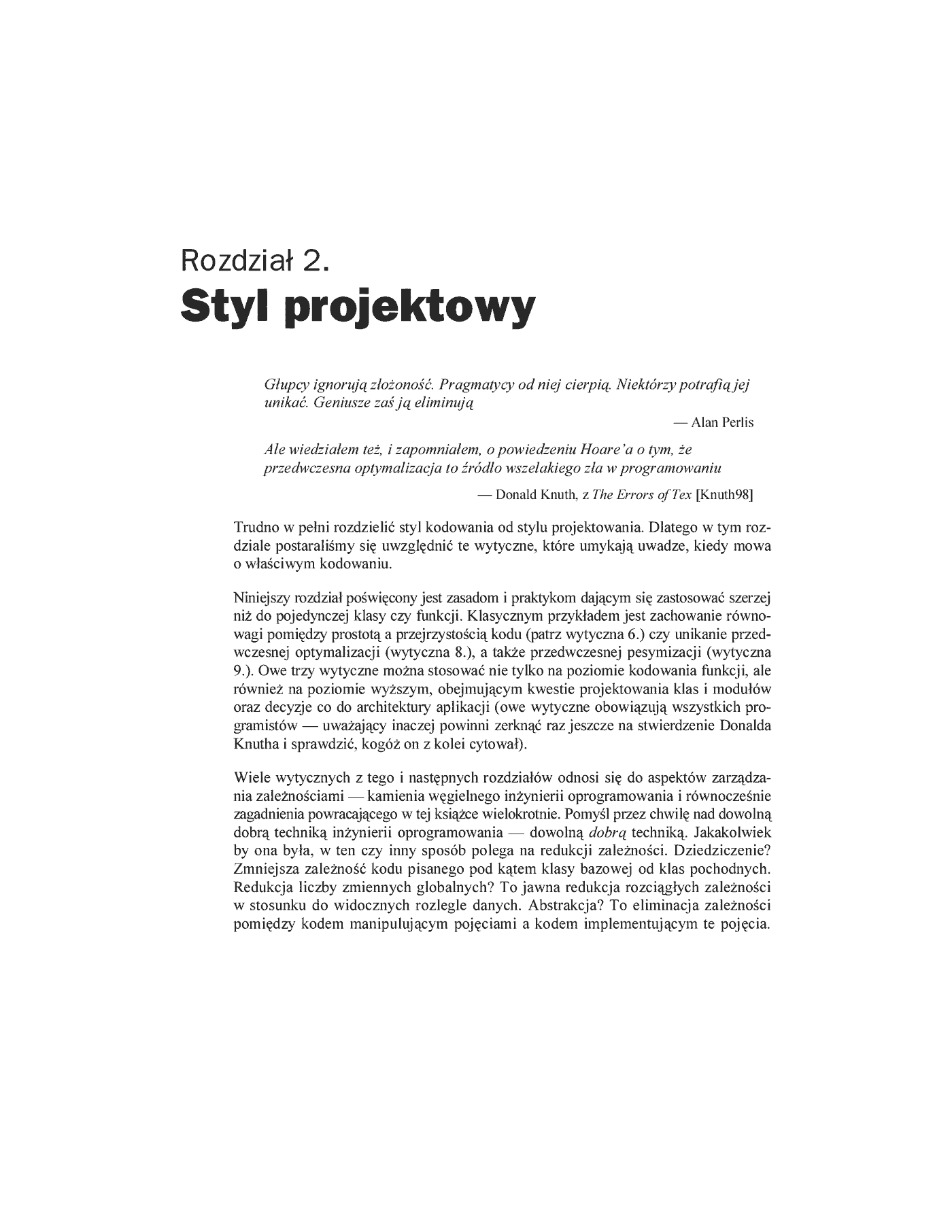 Fragment „Język C++. Standardy kodowania. 101 zasad, wytycznych i zalecanych praktyk” — strona 6 z 30