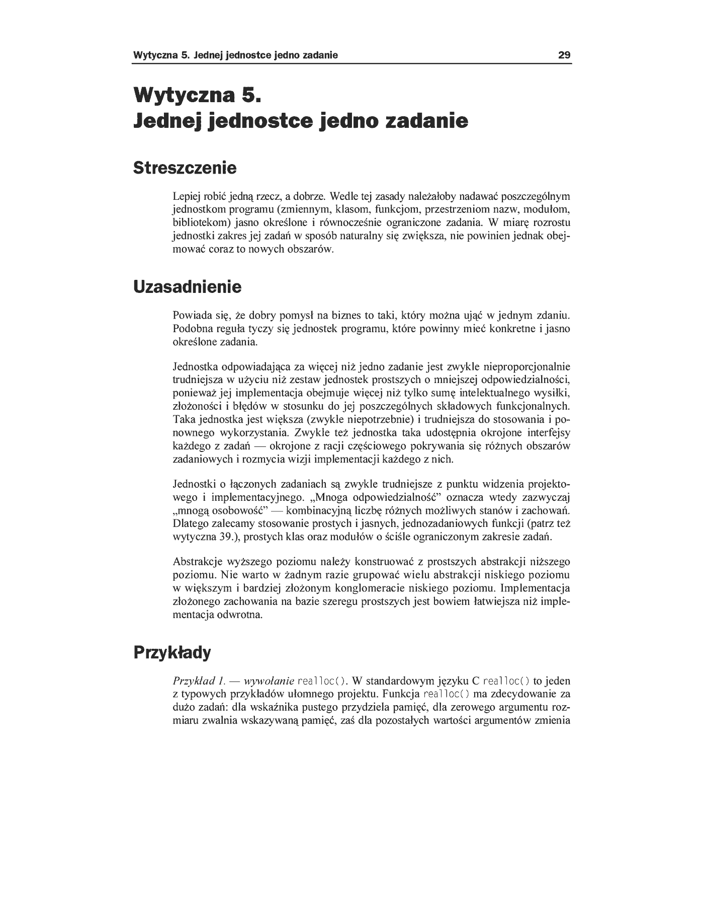 Fragment „Język C++. Standardy kodowania. 101 zasad, wytycznych i zalecanych praktyk” — strona 8 z 30