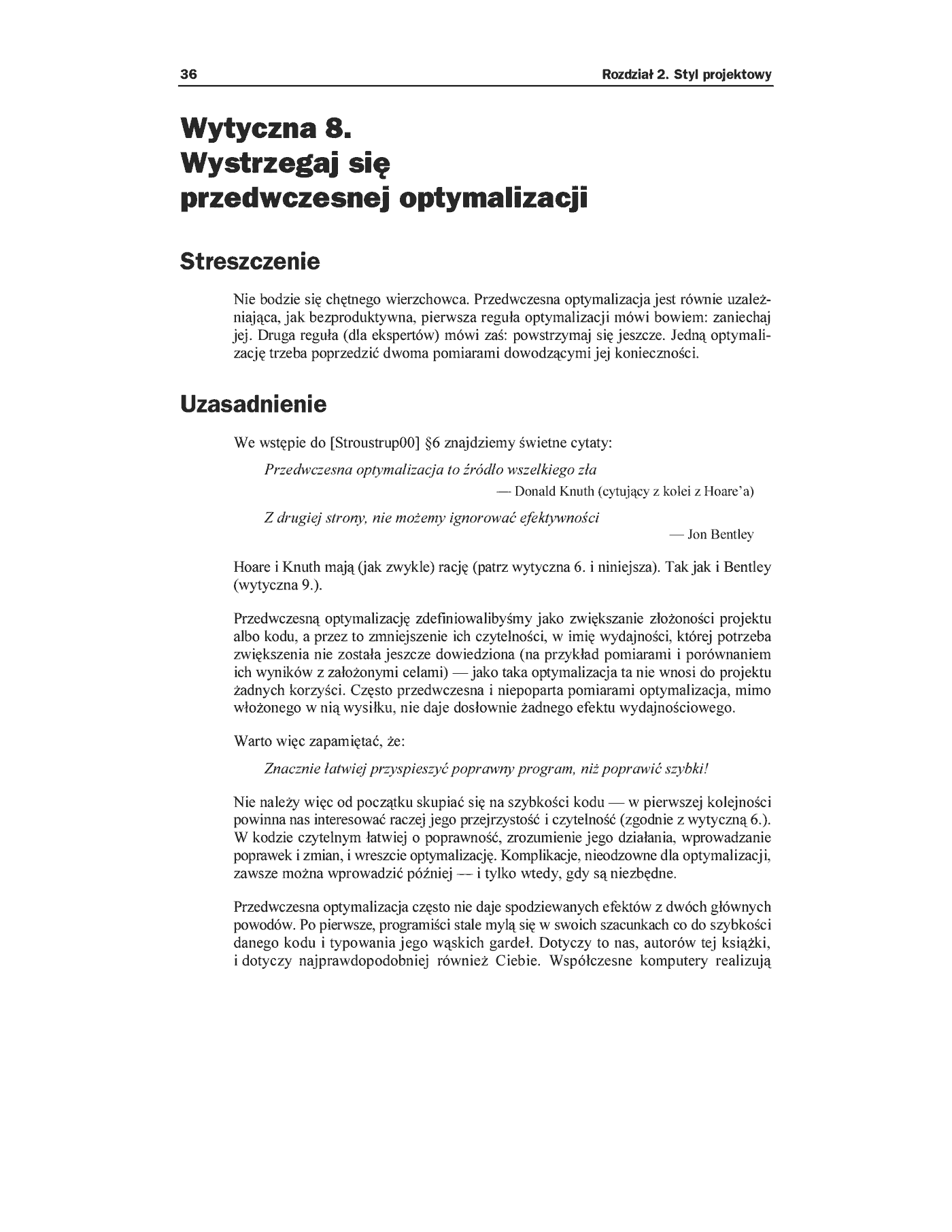 Fragment „Język C++. Standardy kodowania. 101 zasad, wytycznych i zalecanych praktyk” — strona 15 z 30