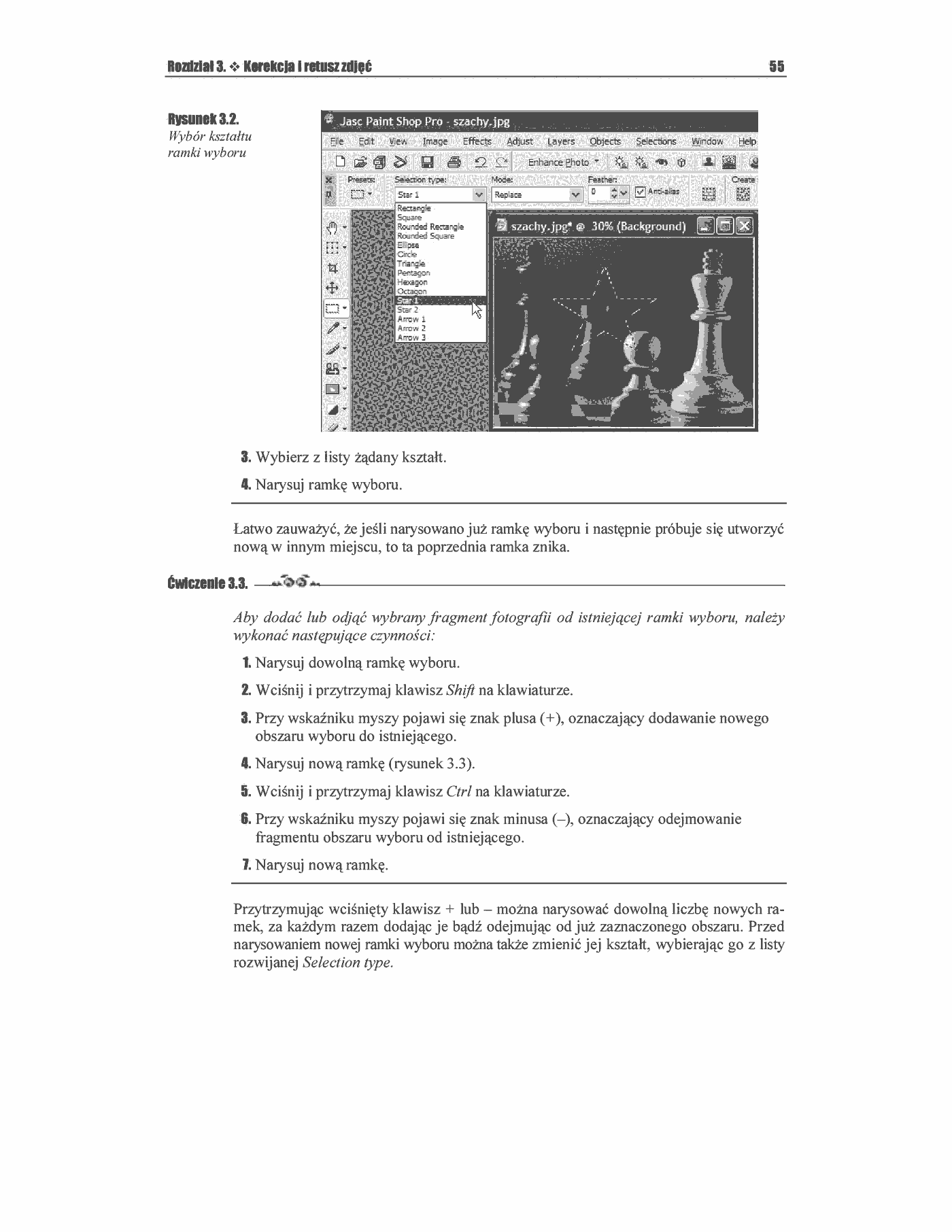 Fragment „Paint Shop Pro 9. Obróbka zdjęć cyfrowych. Ćwiczenia” — strona 6 z 7