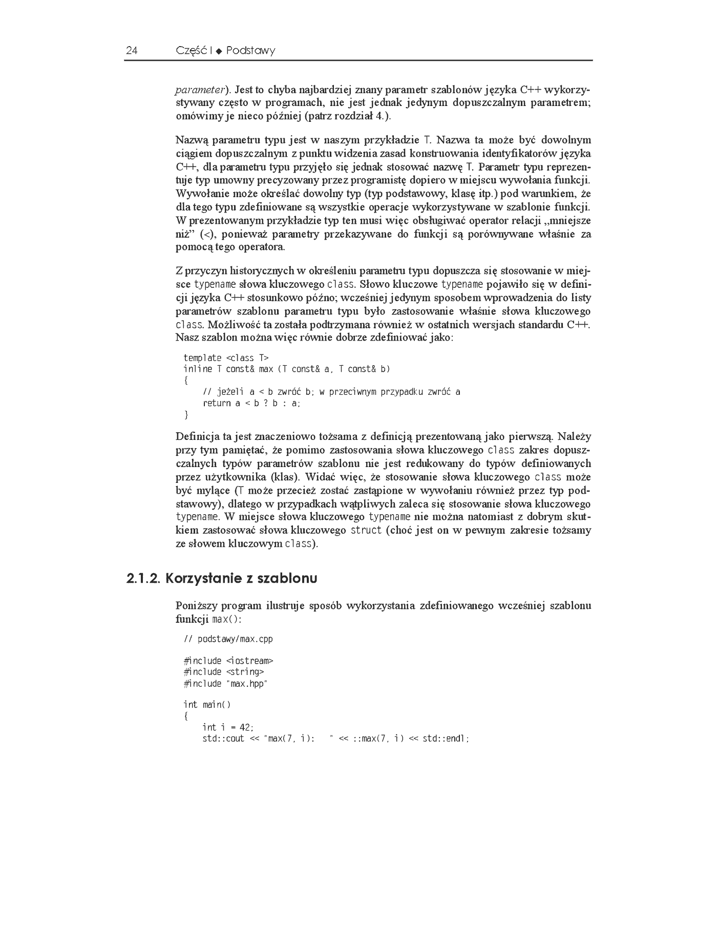 Fragment „C++. Szablony. Vademecum profesjonalisty” — strona 10 z 19