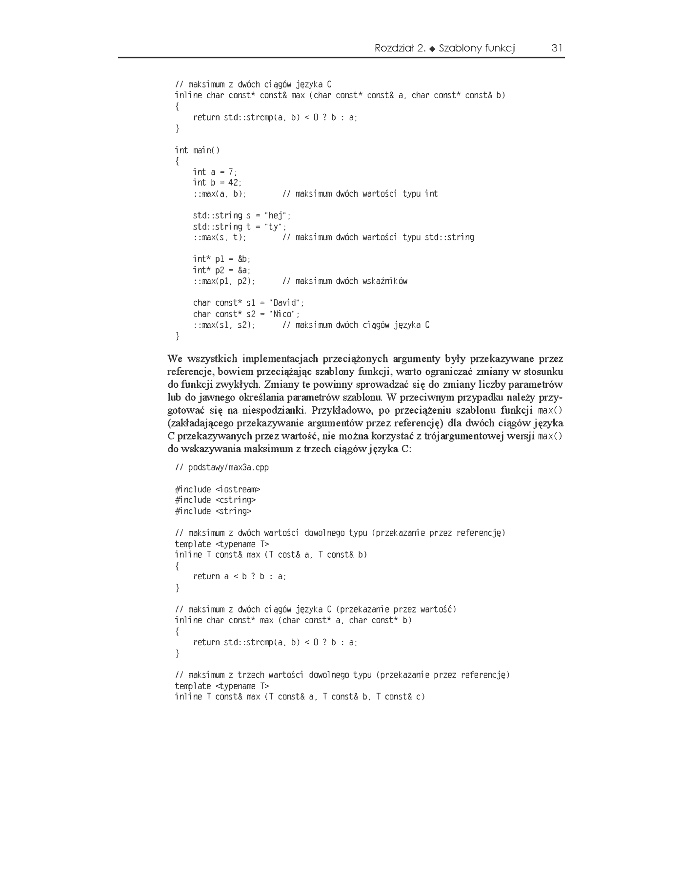 Fragment „C++. Szablony. Vademecum profesjonalisty” — strona 17 z 19