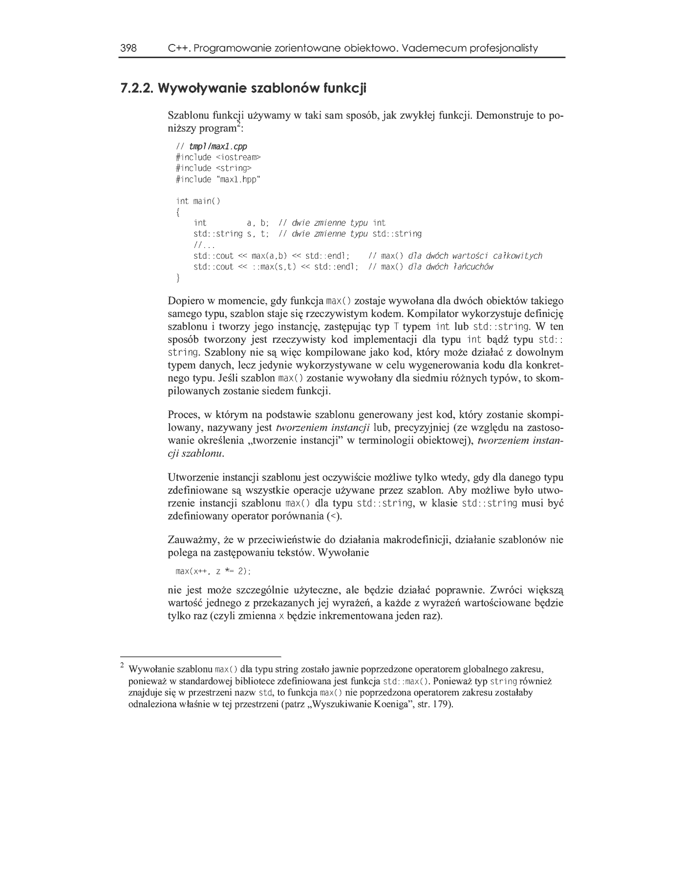 Fragment „C++. Programowanie zorientowane obiektowo. Vademecum profesjonalisty” — strona 13 z 46