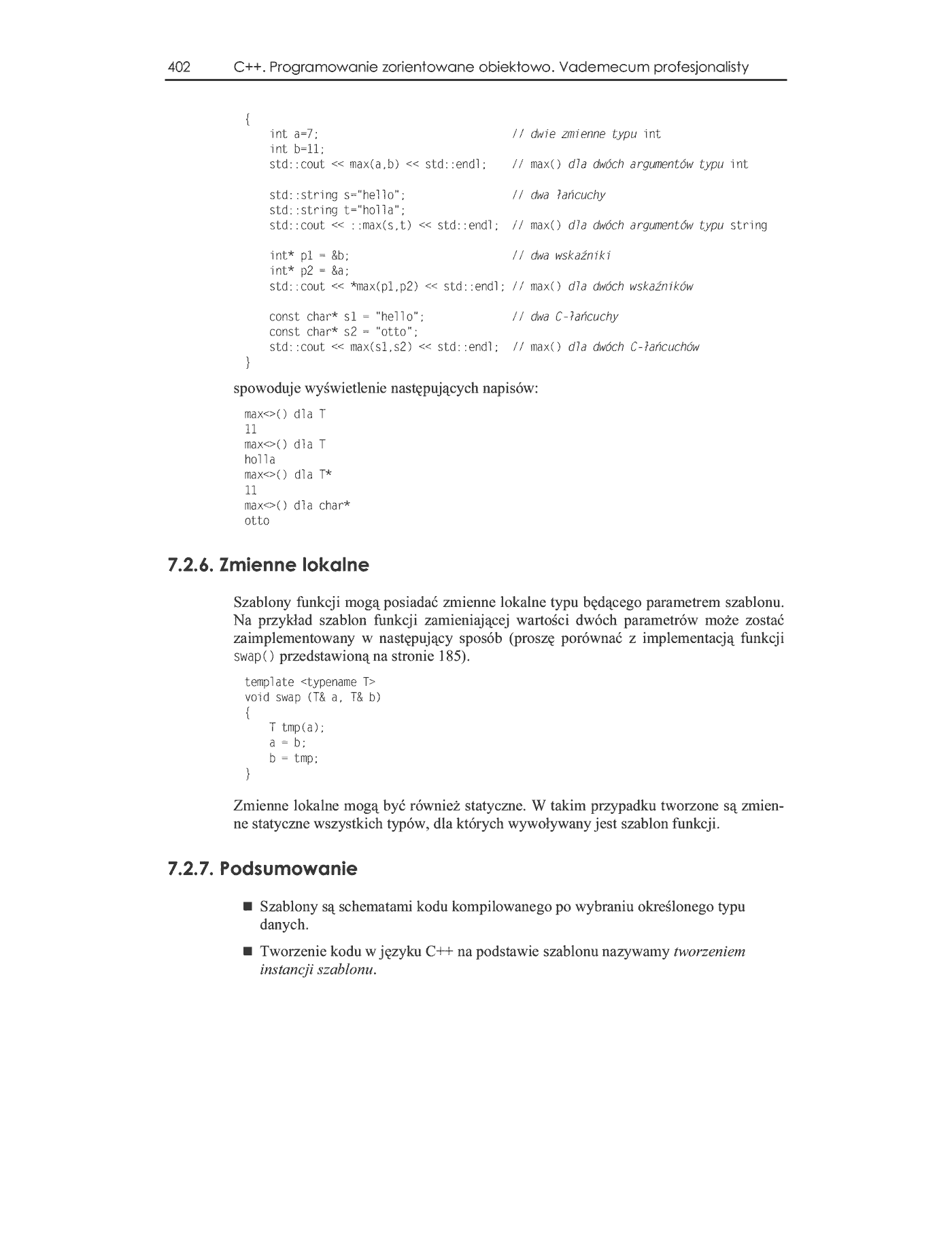Fragment „C++. Programowanie zorientowane obiektowo. Vademecum profesjonalisty” — strona 17 z 46