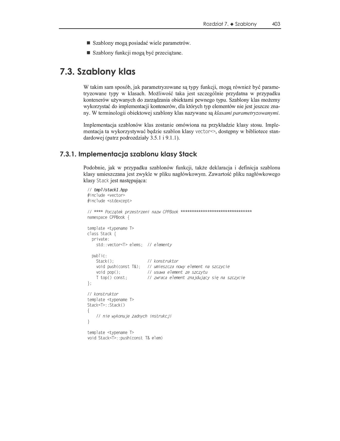 Fragment „C++. Programowanie zorientowane obiektowo. Vademecum profesjonalisty” — strona 18 z 46
