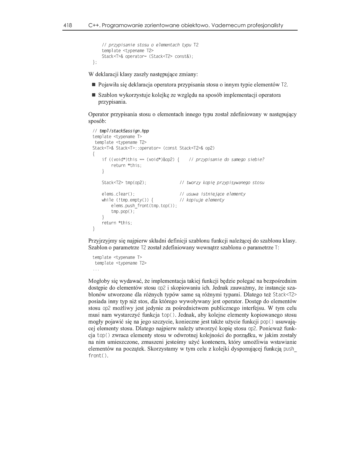 Fragment „C++. Programowanie zorientowane obiektowo. Vademecum profesjonalisty” — strona 33 z 46