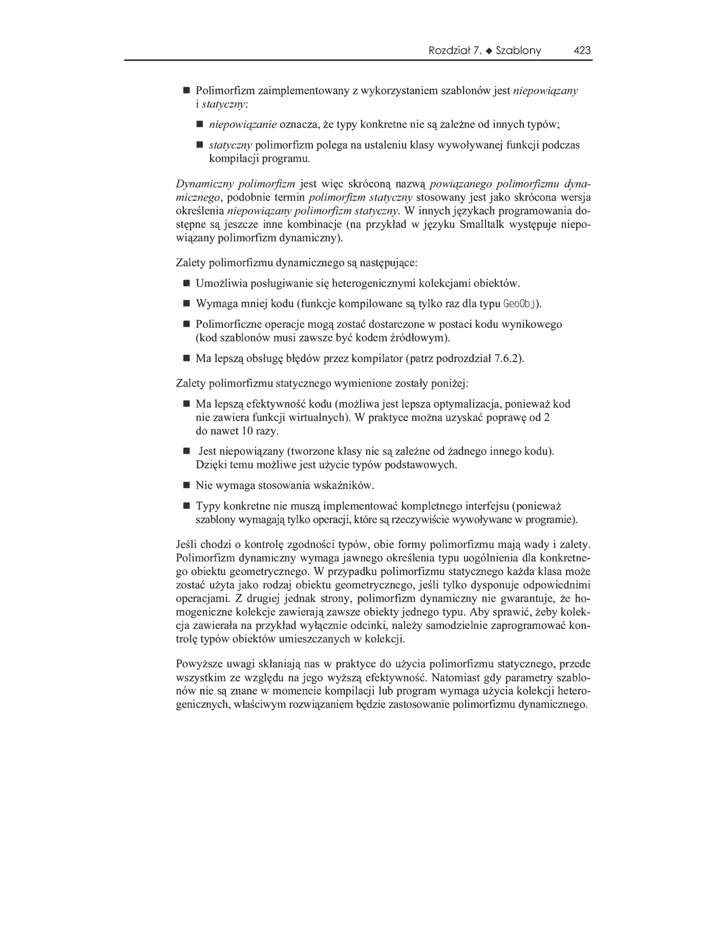 Fragment „C++. Programowanie zorientowane obiektowo. Vademecum profesjonalisty” — strona 38 z 46