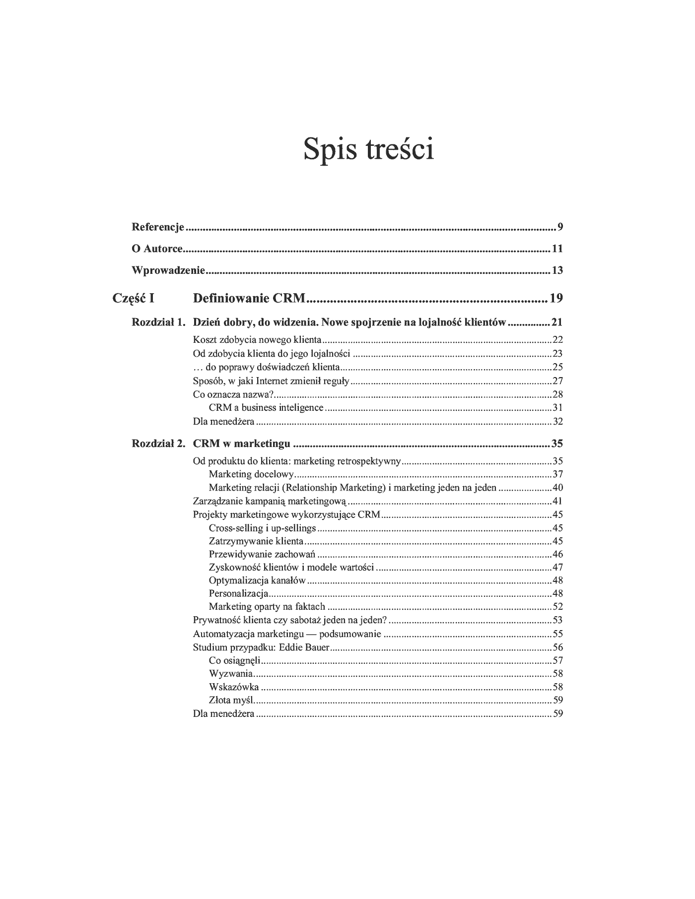 Fragment „CRM. Relacje z klientami” — strona 2 z 31