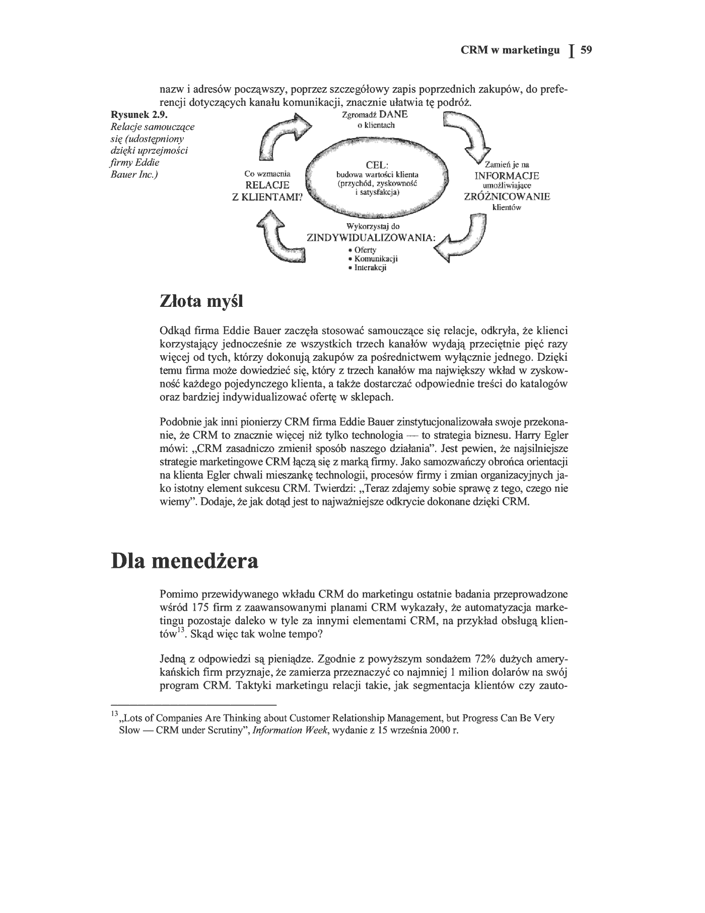 Fragment „CRM. Relacje z klientami” — strona 30 z 31